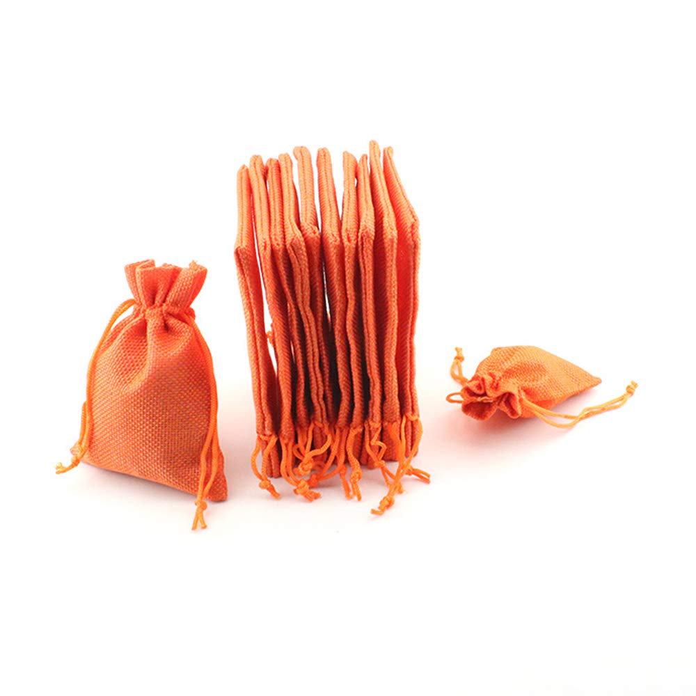 30 Pack Burlap Drawstring Gift Bags - 4