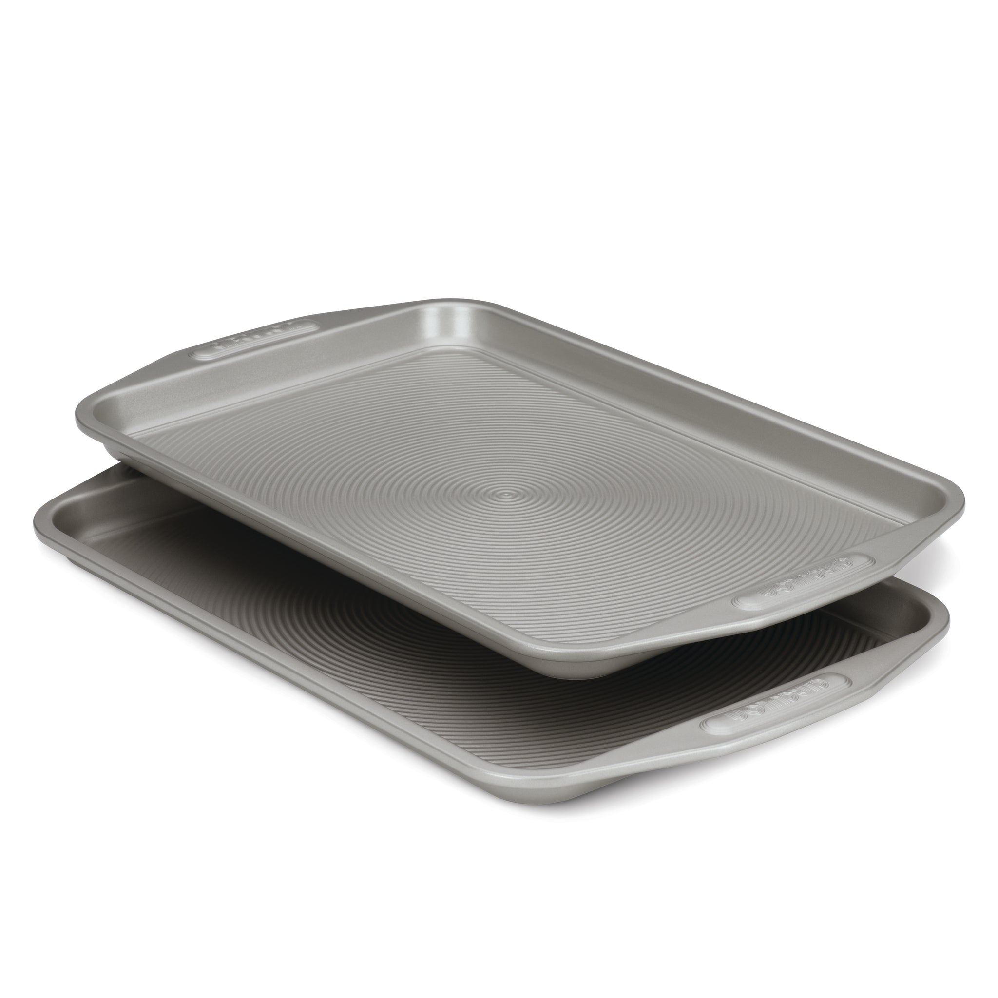 Premium Gray Nonstick Cookie Baking Sheet Set - Heavy Duty, Dishwasher Safe - Perfect for Cookies, Pastries, Roasting Veggies & Sheet Pan Meals