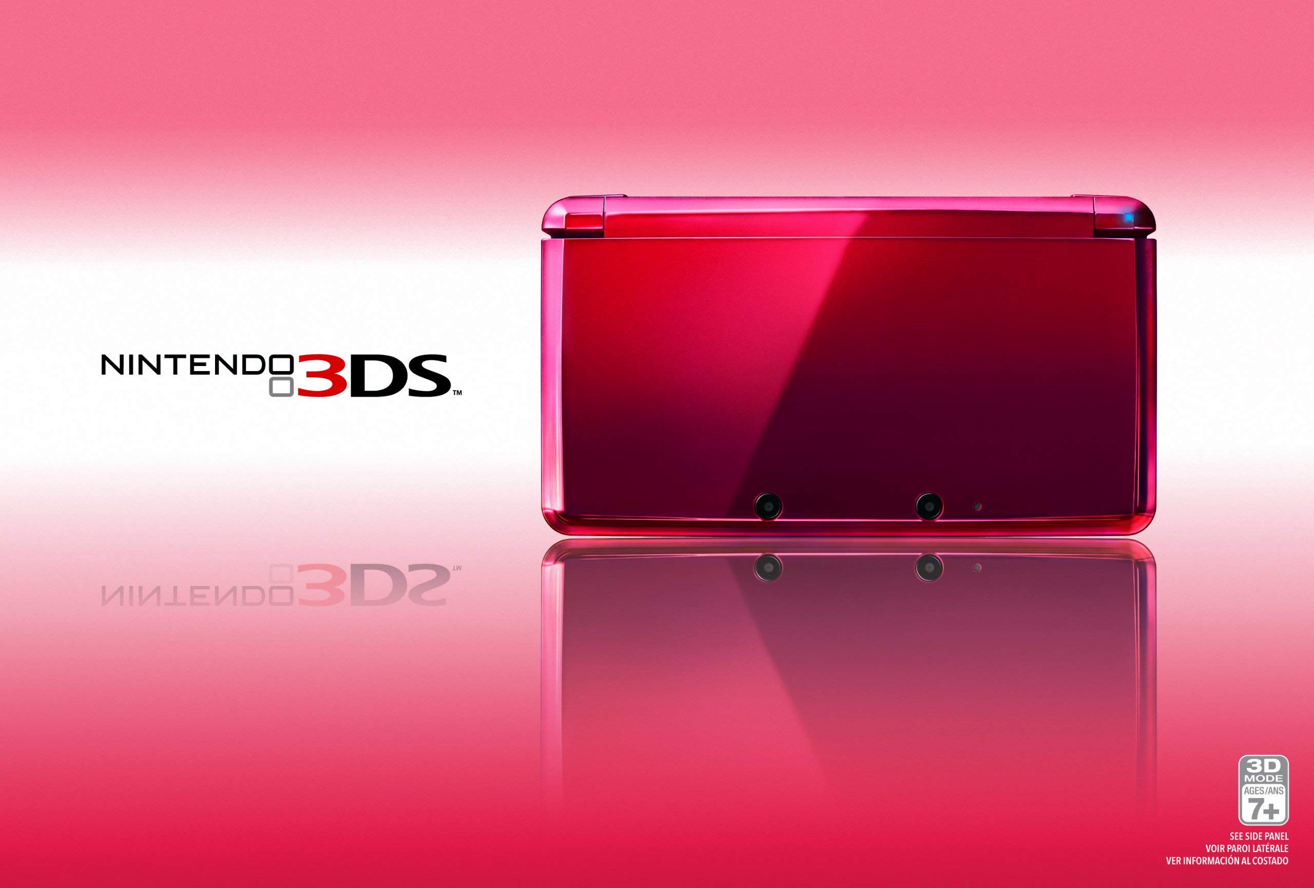 Refurbished Nintendo 3DS XL Flame Red Portable Gaming Console - Perfect for Travel, Commuting & Retro Gaming Enthusiasts