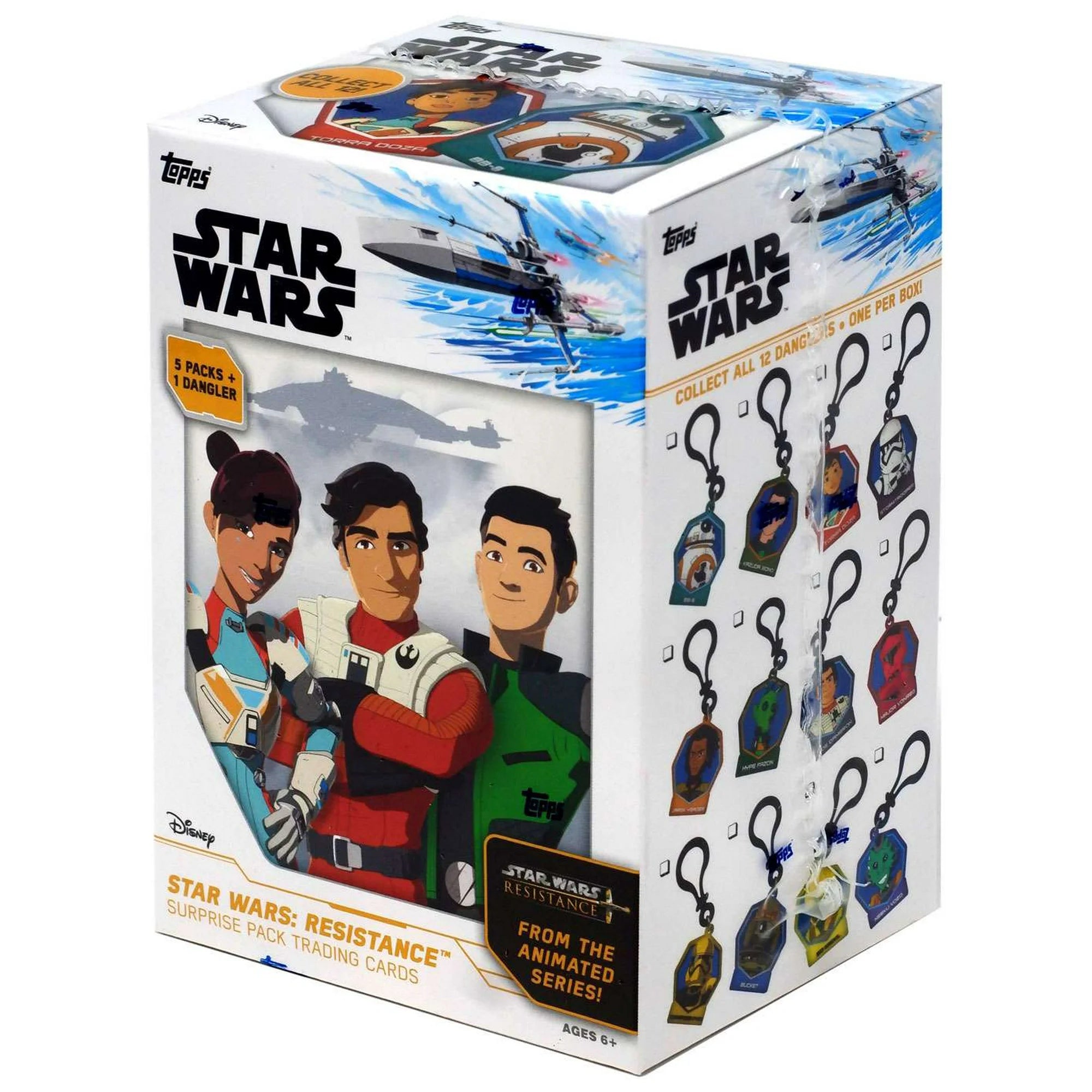 Topps Star Wars Resistance Blaster Box - 36 Trading Cards with Rare Foil Inserts | Collectible Card Game for Fans | Perfect for Trading, Gaming & Display