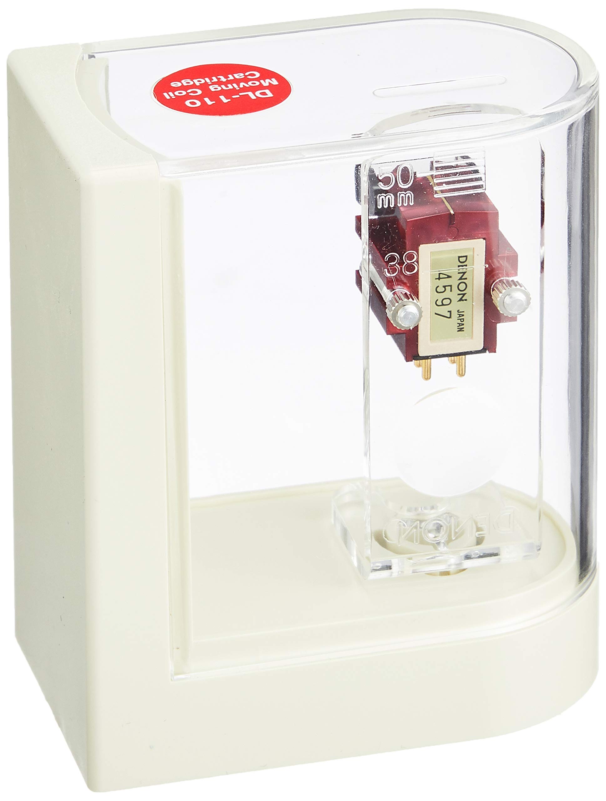 Denon DL-110 High Output Moving Coil Phono Cartridge for Turntables - Audiophile Vinyl Record Player Stylus Replacement - Perfect for Home Audio Systems & DJ Setups