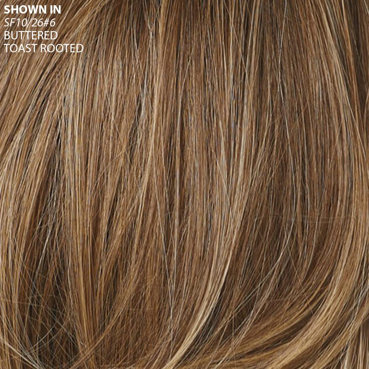 Paula Young Shannon Versafiber Wig - Mid-Length Straight Bob Heat-Resistant Synthetic Hairpiece | Blonde, Grey, Brown & Red Multi-Tonal Colors | Curlable & Styleable for Daily Wear, Cosplay & Special Occasions