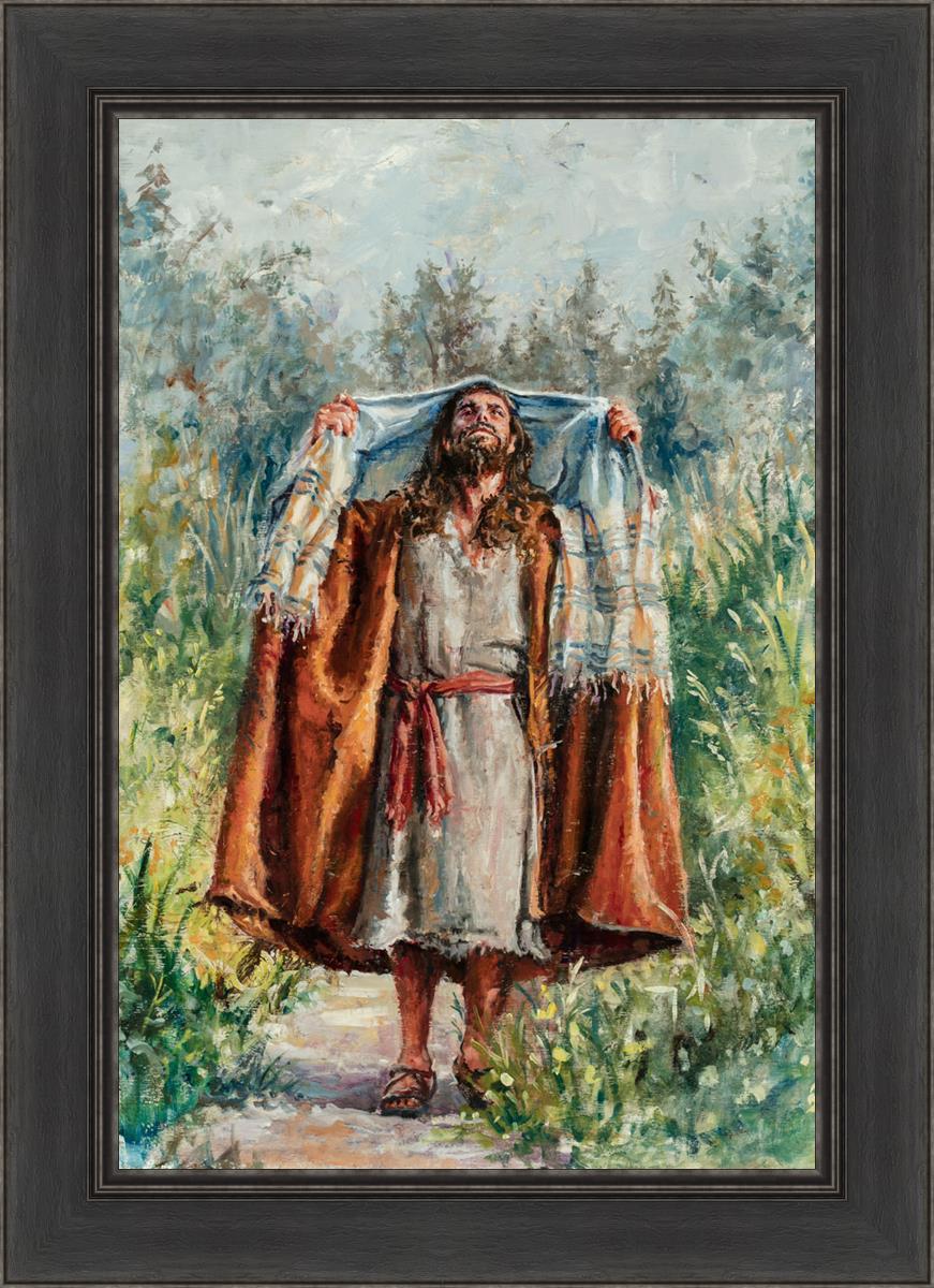 Jesus in the Wilderness - Religious Wall Art for Home & Church Decor - Inspirational Christian Gift for Prayer & Meditation Spaces