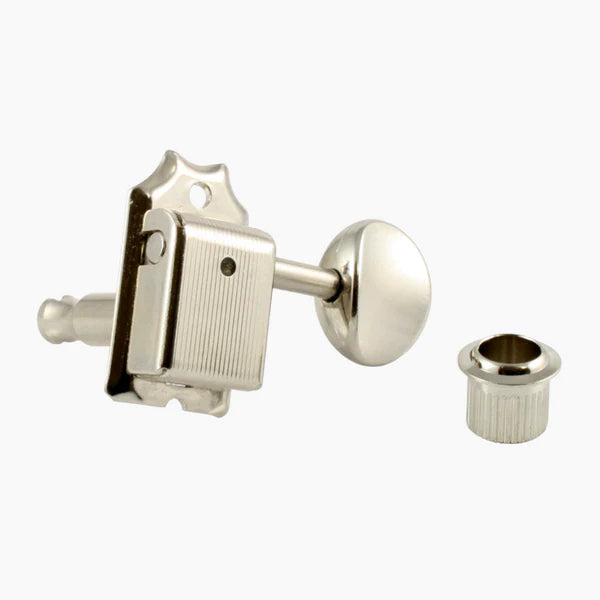 Gotoh SD91 Vintage Style 6-in-Line Guitar Tuning Keys - Nickel Plated Standard Single Item for Electric Guitar & Bass Upgrades