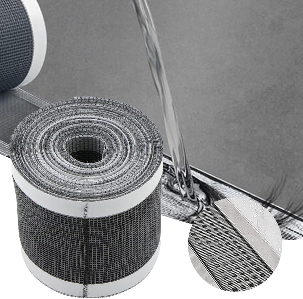 DAZZLIQ Stainless Steel Sink Strainer - Kitchen & Bathroom Drain Filter with Disposable Mesh Roll, Hair Catcher for Clog Prevention (Cut to Any Length) - Perfect for Kitchen Sinks, Shower Drains, and Bathtub Maintenance