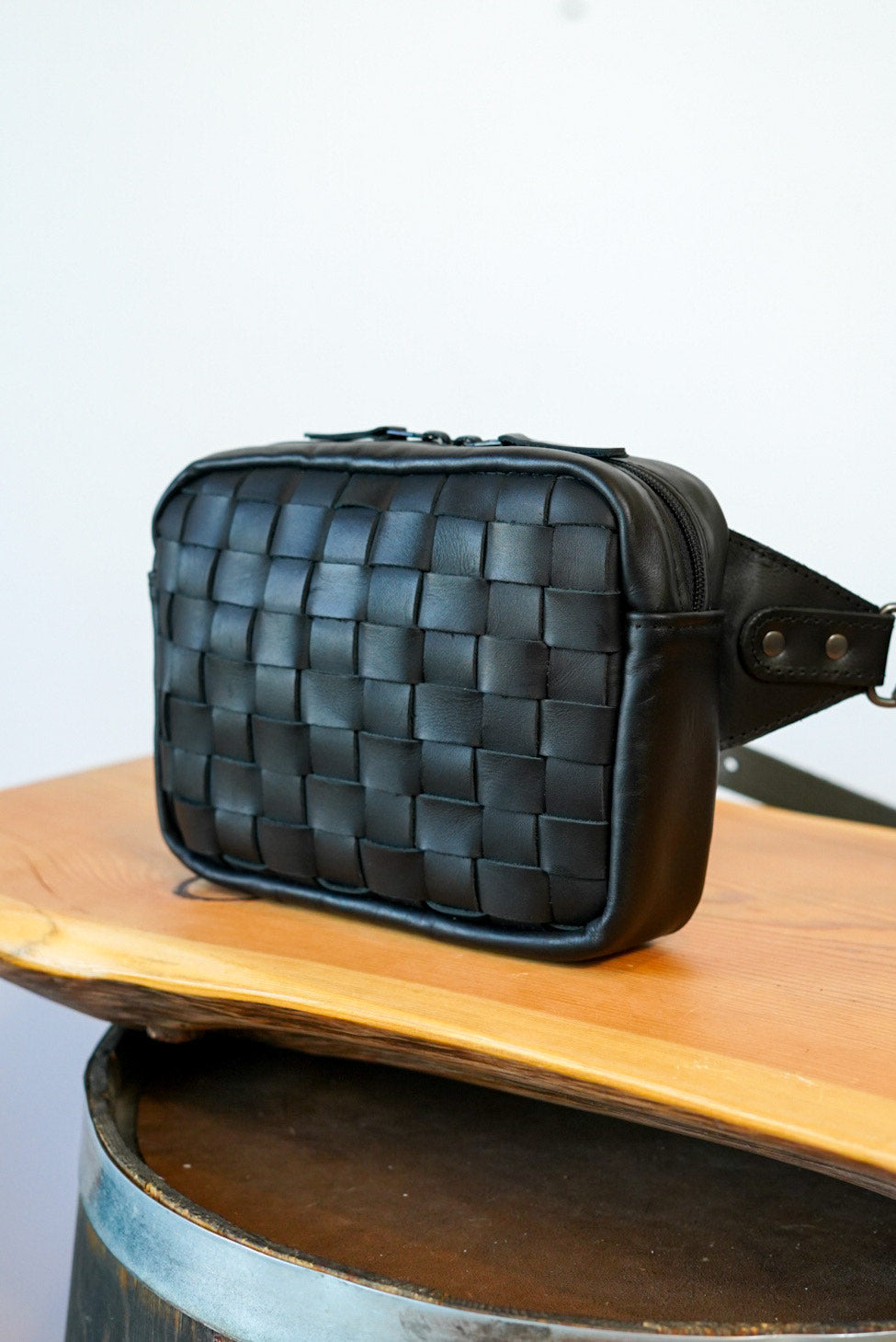 Hand Woven Rectangle Crossbody Bag - Stylish Black Shoulder Purse for Women | Perfect for Travel, Shopping & Everyday Use
