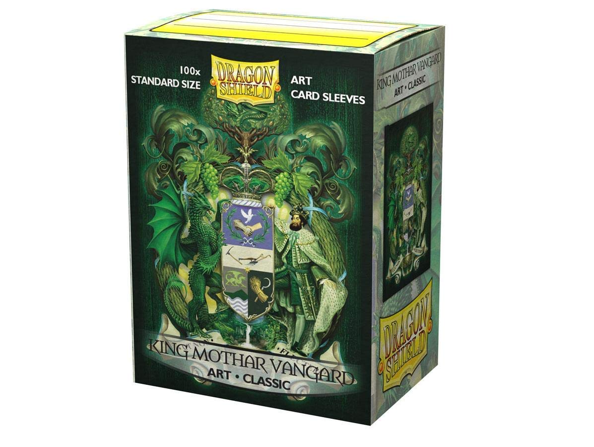 Arcane Tinmen AT-12028 DS EDI Classic Art Vanguard Card Sleeves (100 Count) - Premium King Mothar Coat of Arms Design | Perfect for Trading Card Games, Collectible Card Protection & TCG Tournament Play