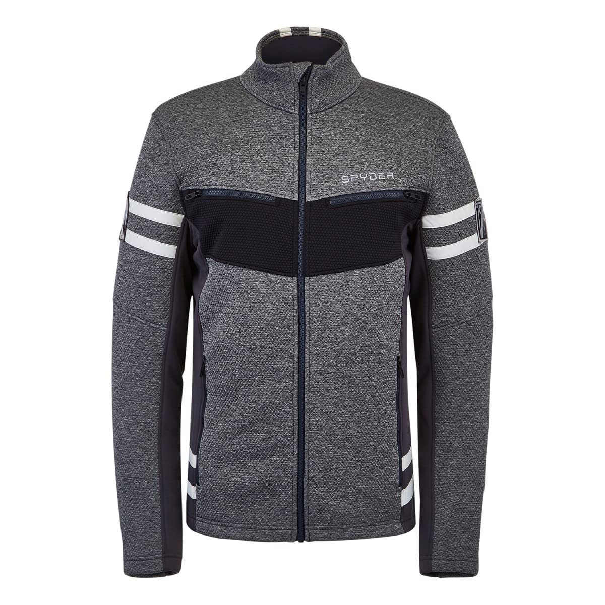 Spyder Wengen Encore Full Zip Fleece Jacket for Men & Women - Warm Winter Outdoor Fleece Pullover - Perfect for Skiing, Hiking & Casual Wear