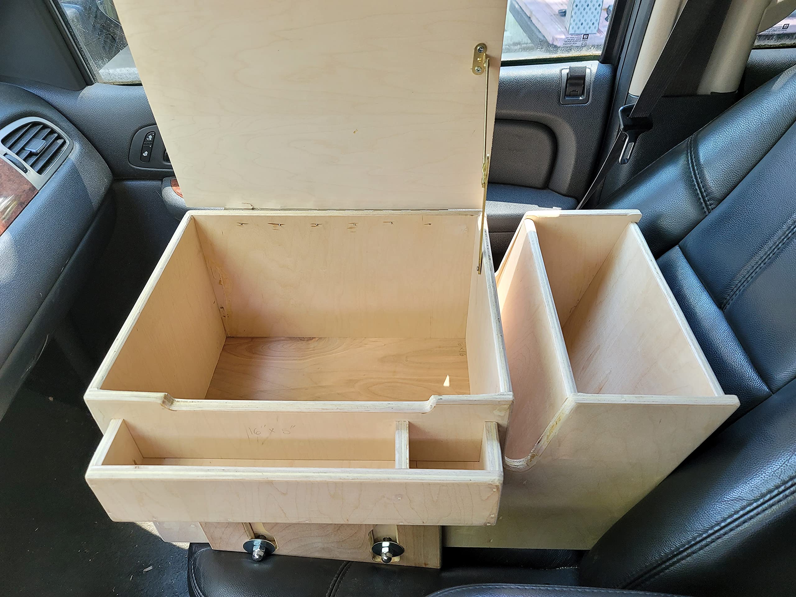 Black Vehicle Laptop Desk - Portable Workstation for Cars & Trucks