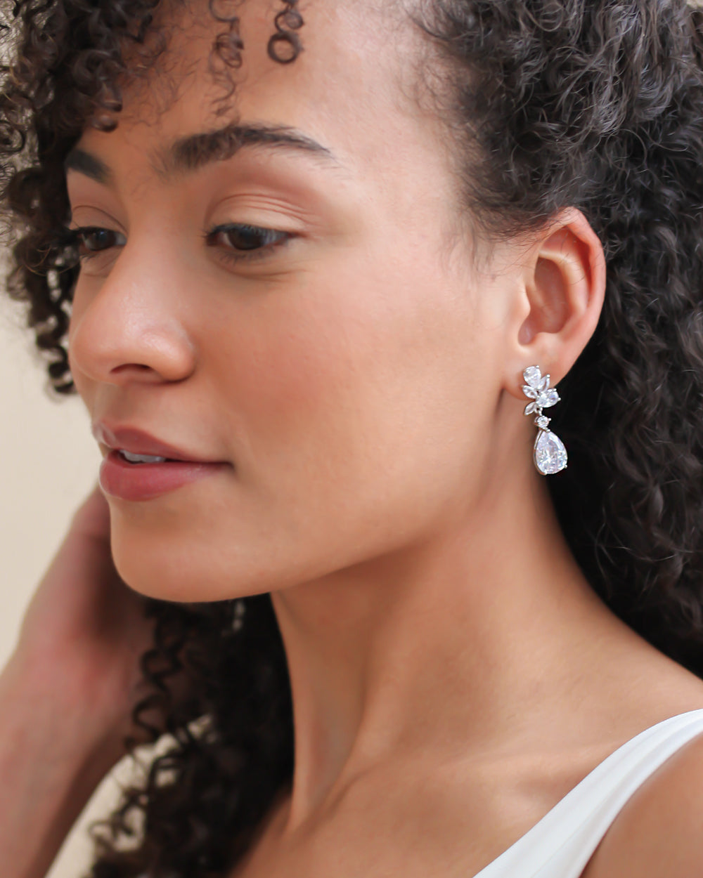 Madison CZ Dangle Earrings for Women - Elegant Cubic Zirconia Drop Earrings for Party, Wedding & Evening Wear | Hypoallergenic & Lightweight Fashion Jewelry