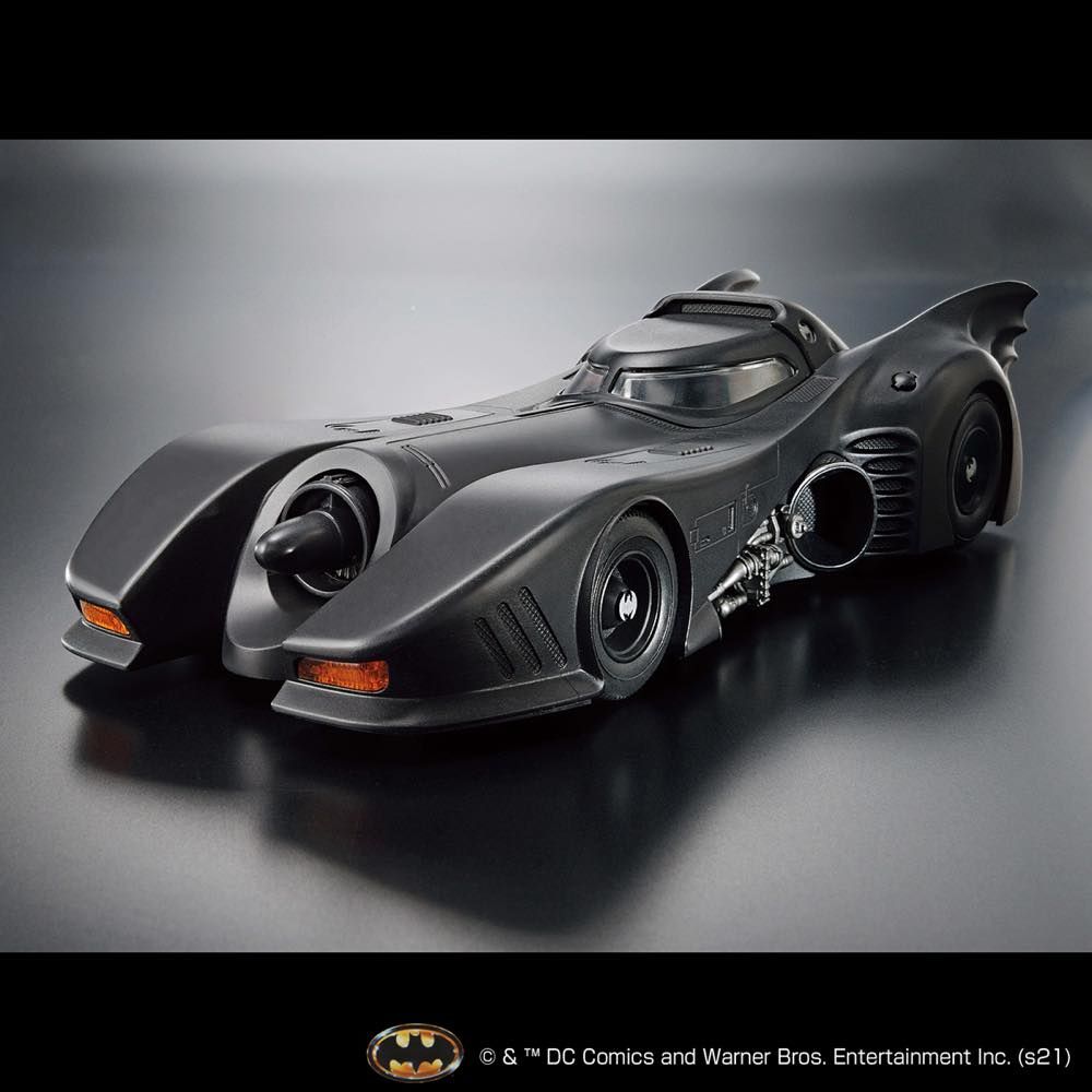 Bandai 1/35 Scale Tim Burton's Batman Batmobile Model Kit - Perfect for Collectors & Movie Fans - Display, Gift, or DIY Project for Batman Enthusiasts