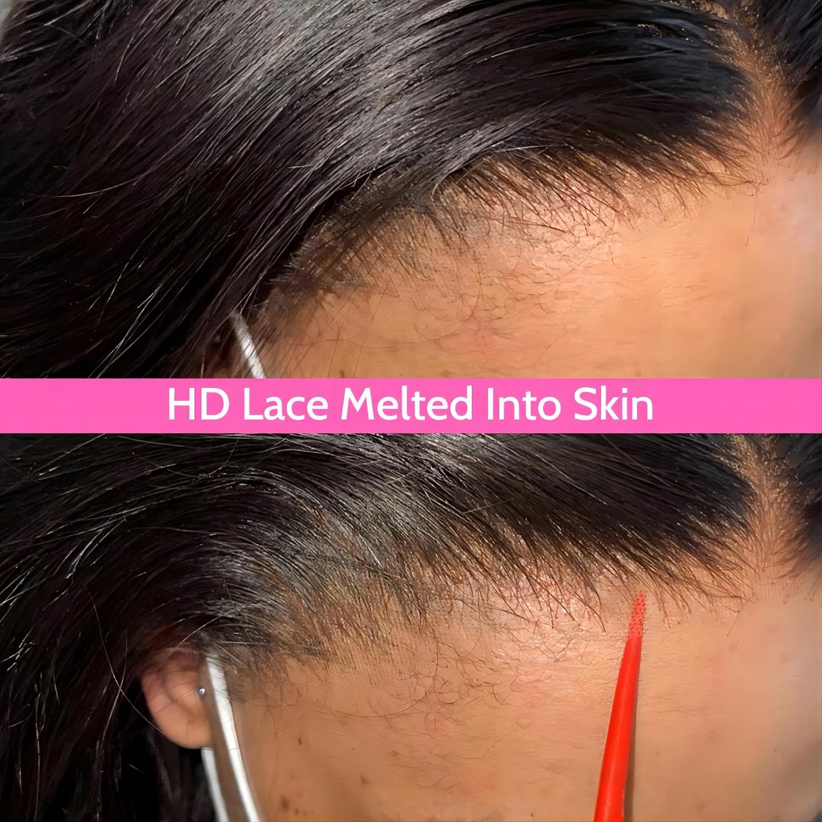 ISEE 13x6 Kinky Curly Lace Front Wigs Human Hair - Pre Plucked 180% Density HD Transparent Frontal | Afro Curly Glueless Lace Wig for Women | 18 Inch Natural Black Human Hair Wig for Daily Wear & Special Occasions