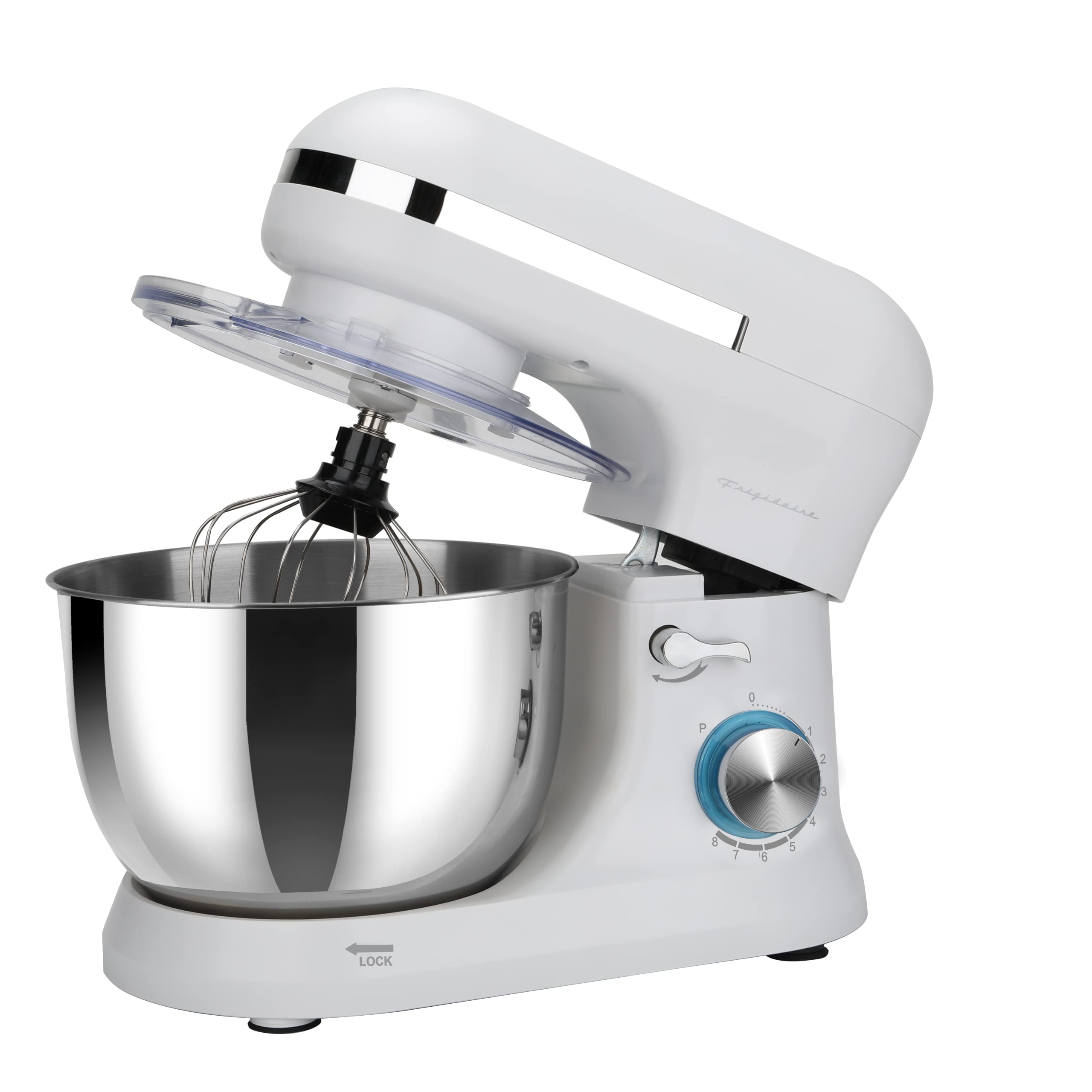 Frigidaire 4.5L Retro Stand Mixer - White | Powerful Kitchen Mixer for Baking, Dough Kneading & Cake Decorating | Perfect for Home Bakers & Small Bakeries