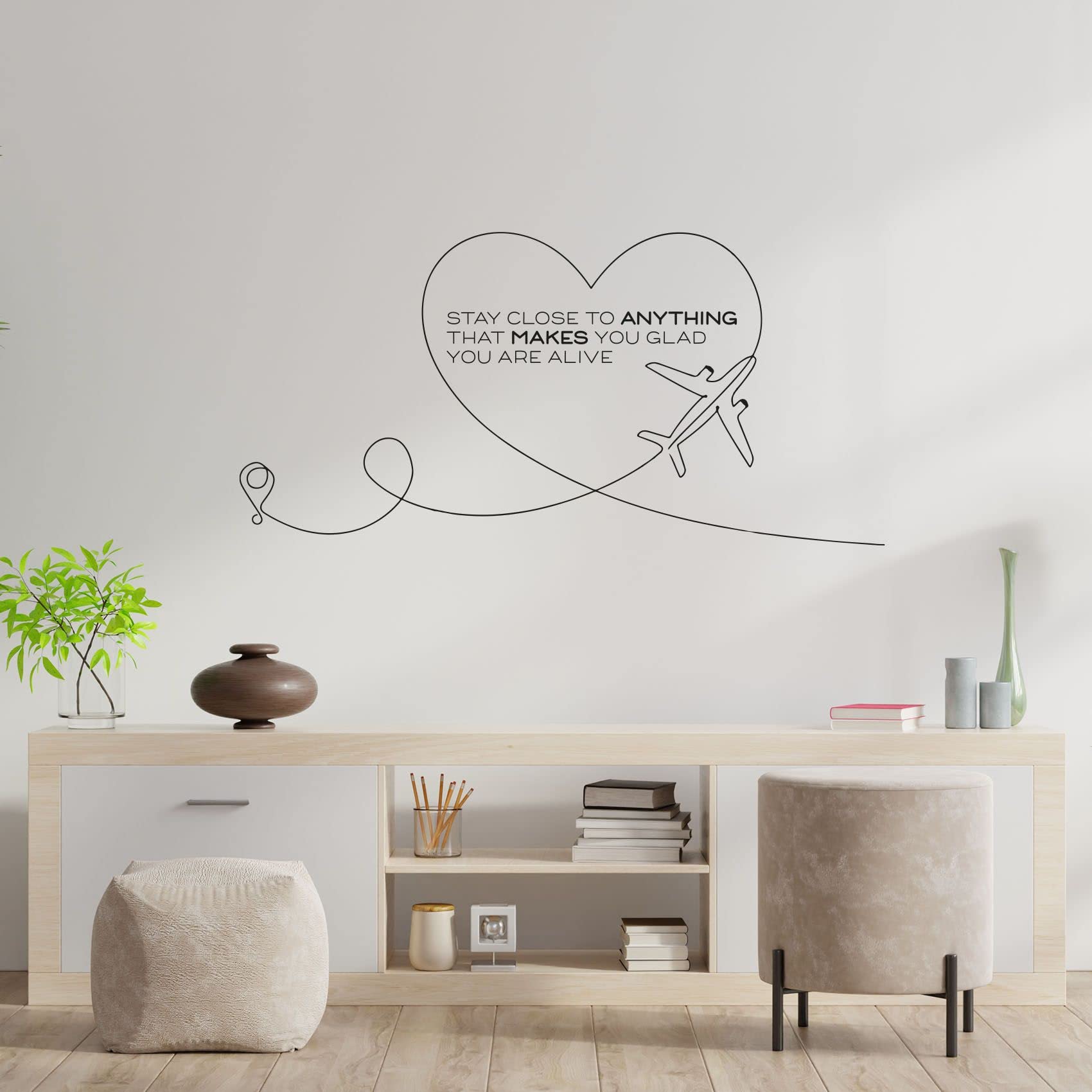Airplane & Helicopter Wall Decal Stickers - 18x20 Inch Vinyl Art for Kids Room, Bedroom, Nursery - Fun Home Decor for Boys & Girls - Perfect for Themed Bedrooms, Playrooms & DIY Wall Decor