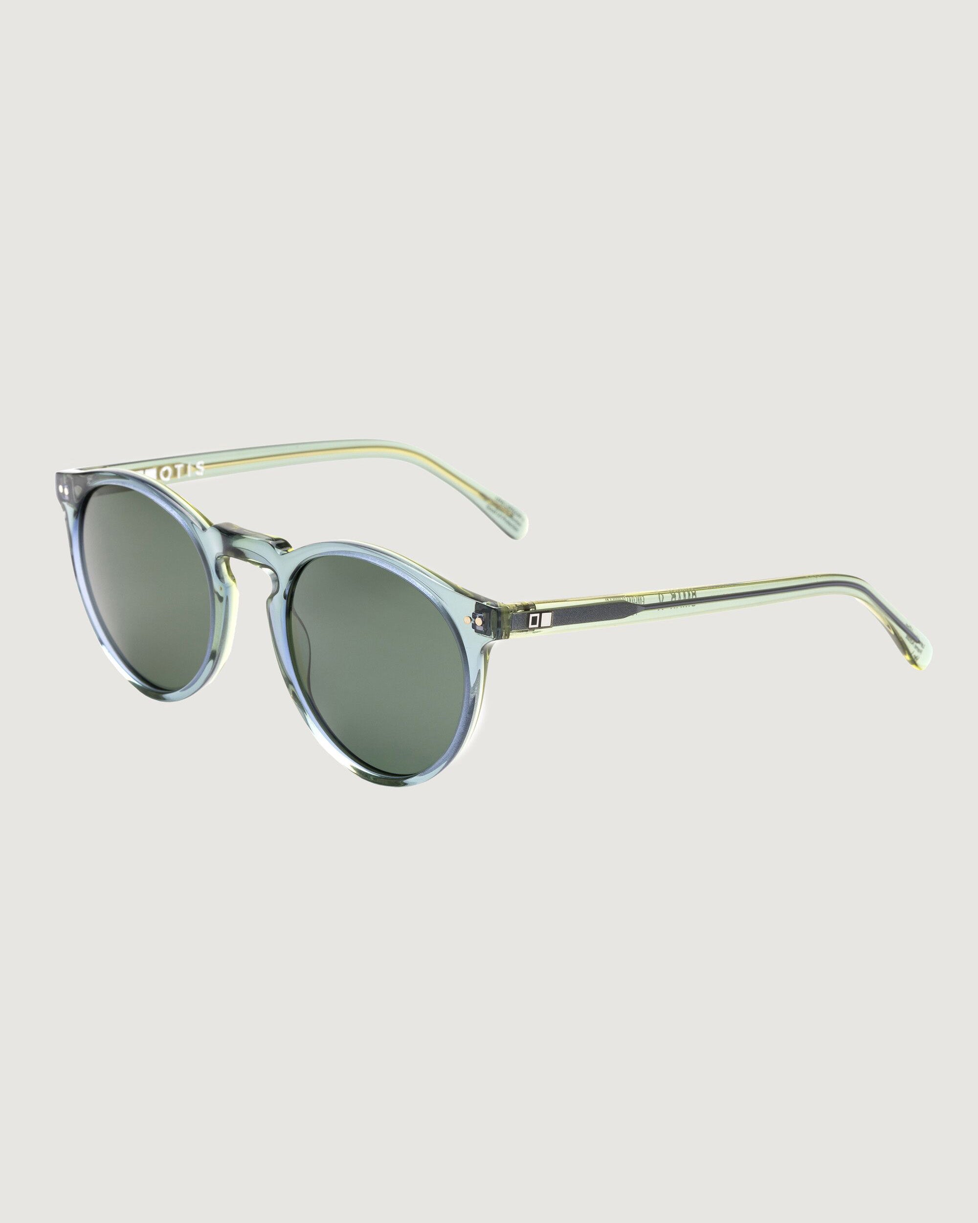 OTIS Omar X Sunglasses - Polarized Emerald Green Grey Lenses for Men & Women - UV Protection for Driving, Beach & Outdoor Activities