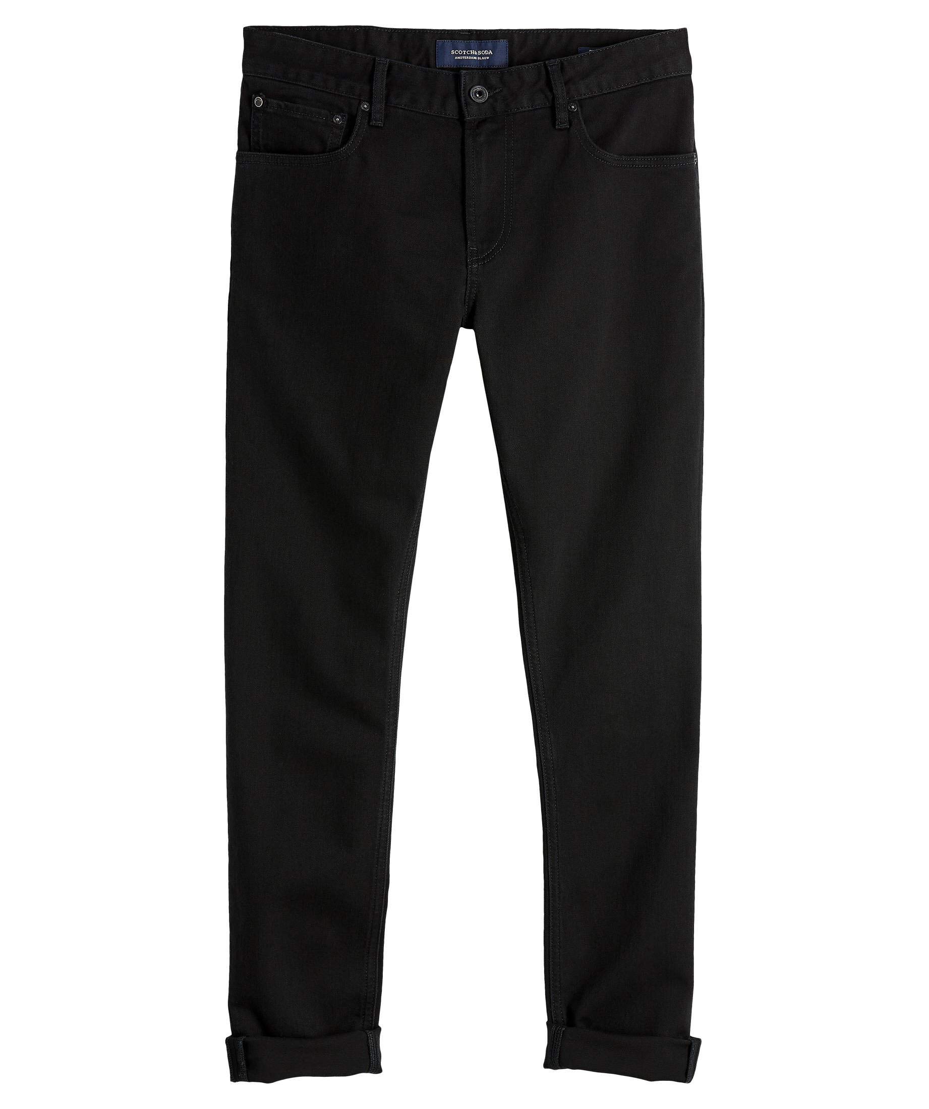 Scotch & Soda Men's Slim-Fit Stay Black Dress Shirt - Perfect for Office, Business Meetings & Formal Events