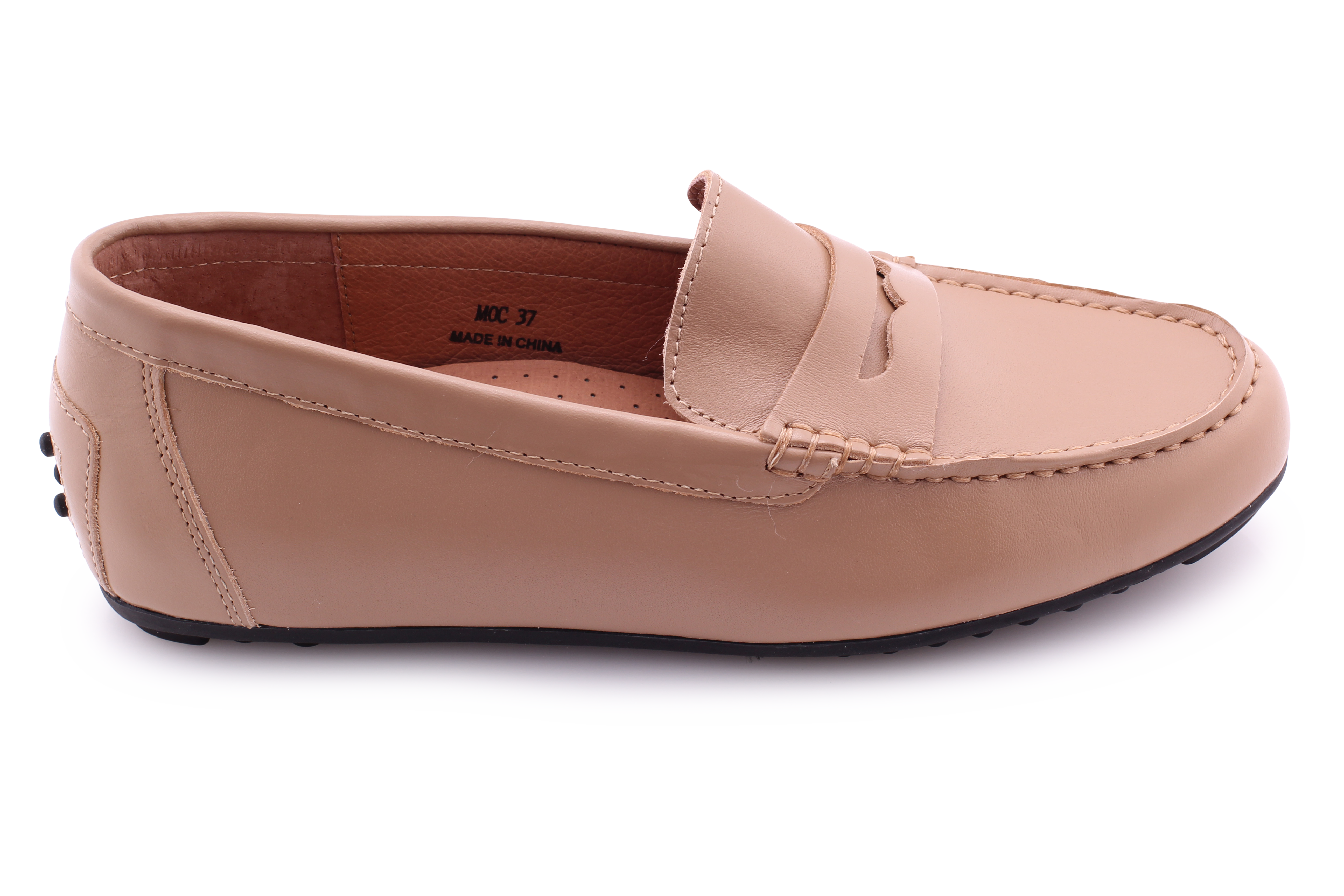 Lynette&Co Men's Genuine Leather Moccasin Slippers - Soft Indoor/Outdoor House Shoes for Comfort & Relaxation at Home, Office, or Travel