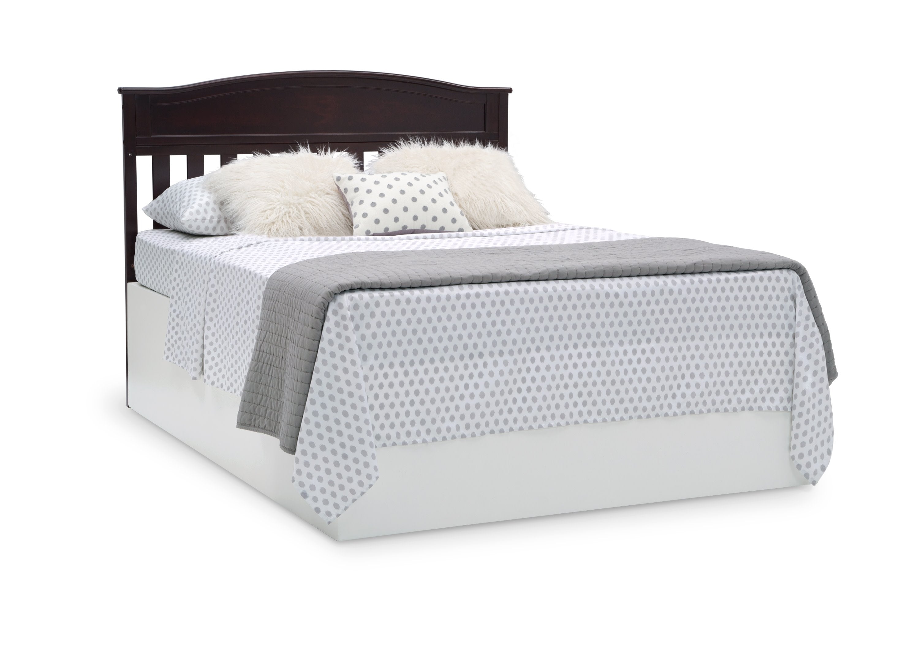 Emery Deluxe 6-in-1 Convertible Baby Crib - Toddler Bed, Daybed & Full-Size Bed - Modern Nursery Furniture for Newborns to Teens - Perfect for Small Spaces & Growing Families