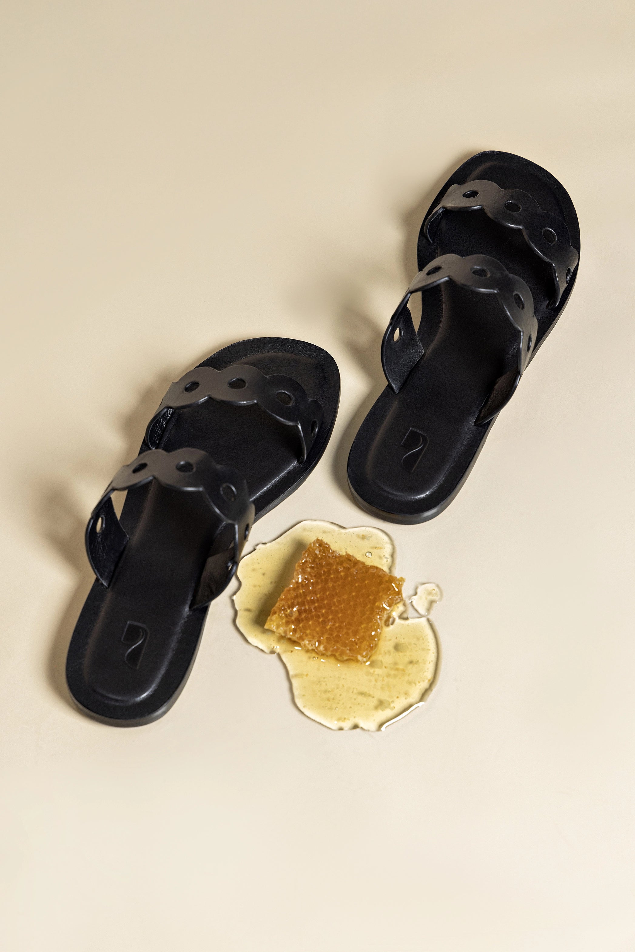 Florence Black Leather Flat Mules for Women - Comfortable Slip-On Loafers for Casual Outfits, Office Wear & Everyday Use