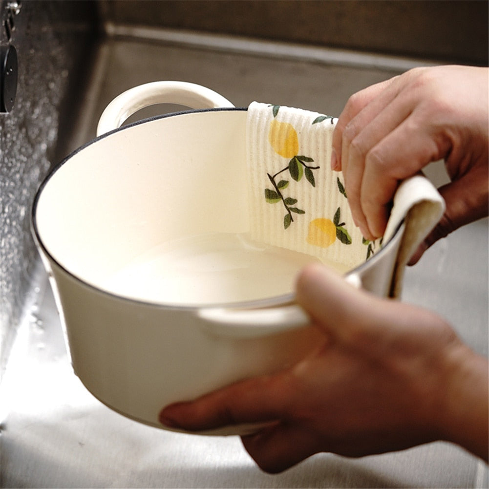 Dido Graphic Quick Drying Kitchen Towels - Absorbent & Reusable Dish Cloths for Cooking, Cleaning & Decor - Perfect for Home, Restaurant & Office Use