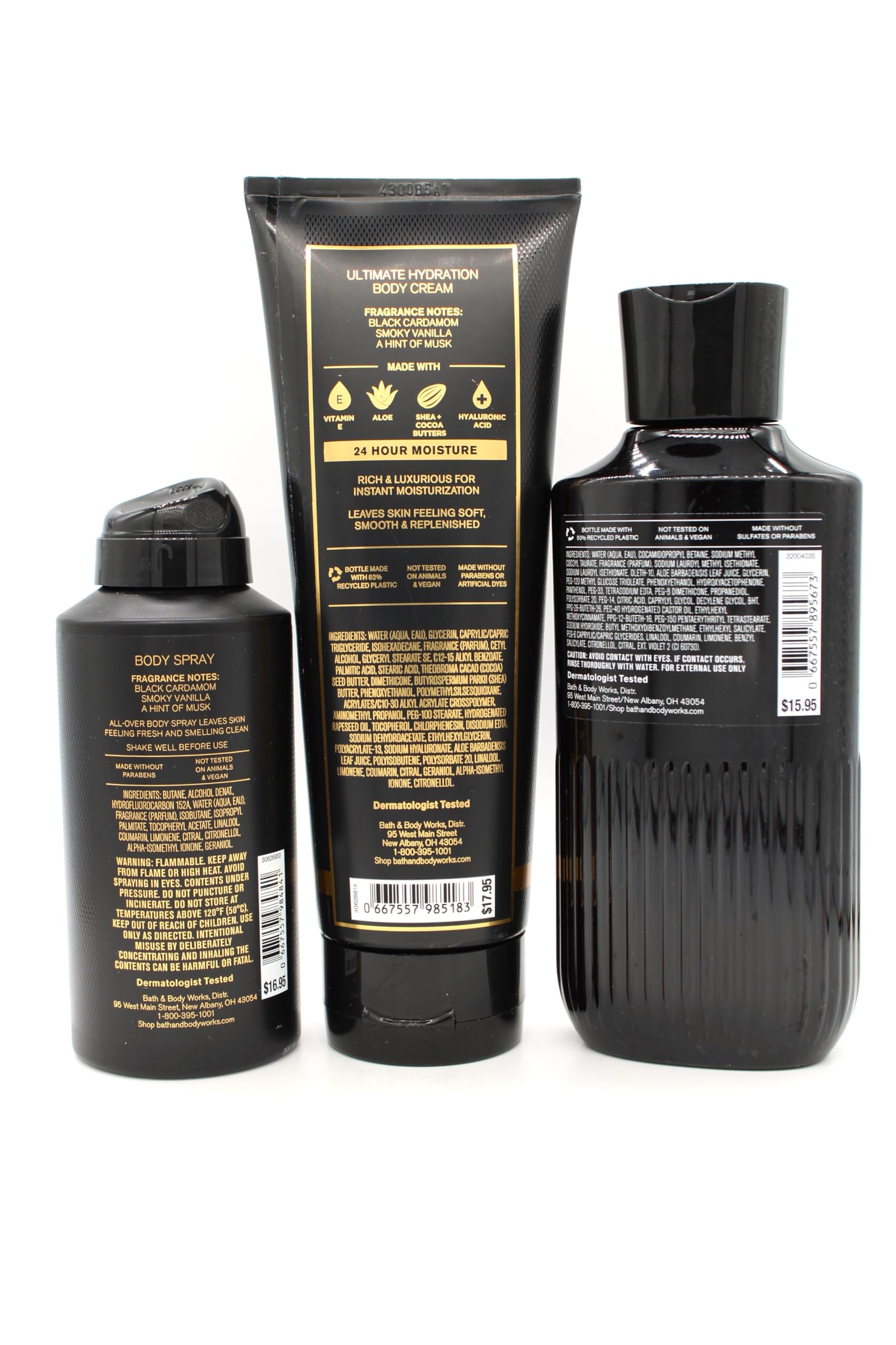 Noir Bath & Body Gift Set - Luxurious Body Spray, Body Wash & Body Cream Trio for Women | Perfect for Self-Care, Spa Days & Romantic Evenings