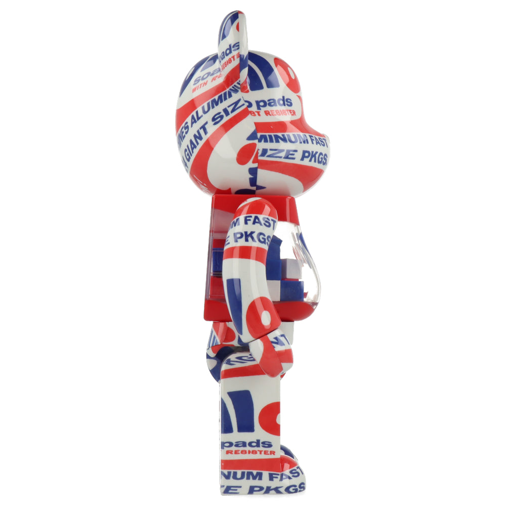 400% + 100% Bearbrick Andy Warhol Brillo Box Art Toy Collectible Figure (2022 Edition) - Perfect for Home Display, Office Decor, and Pop Art Collections