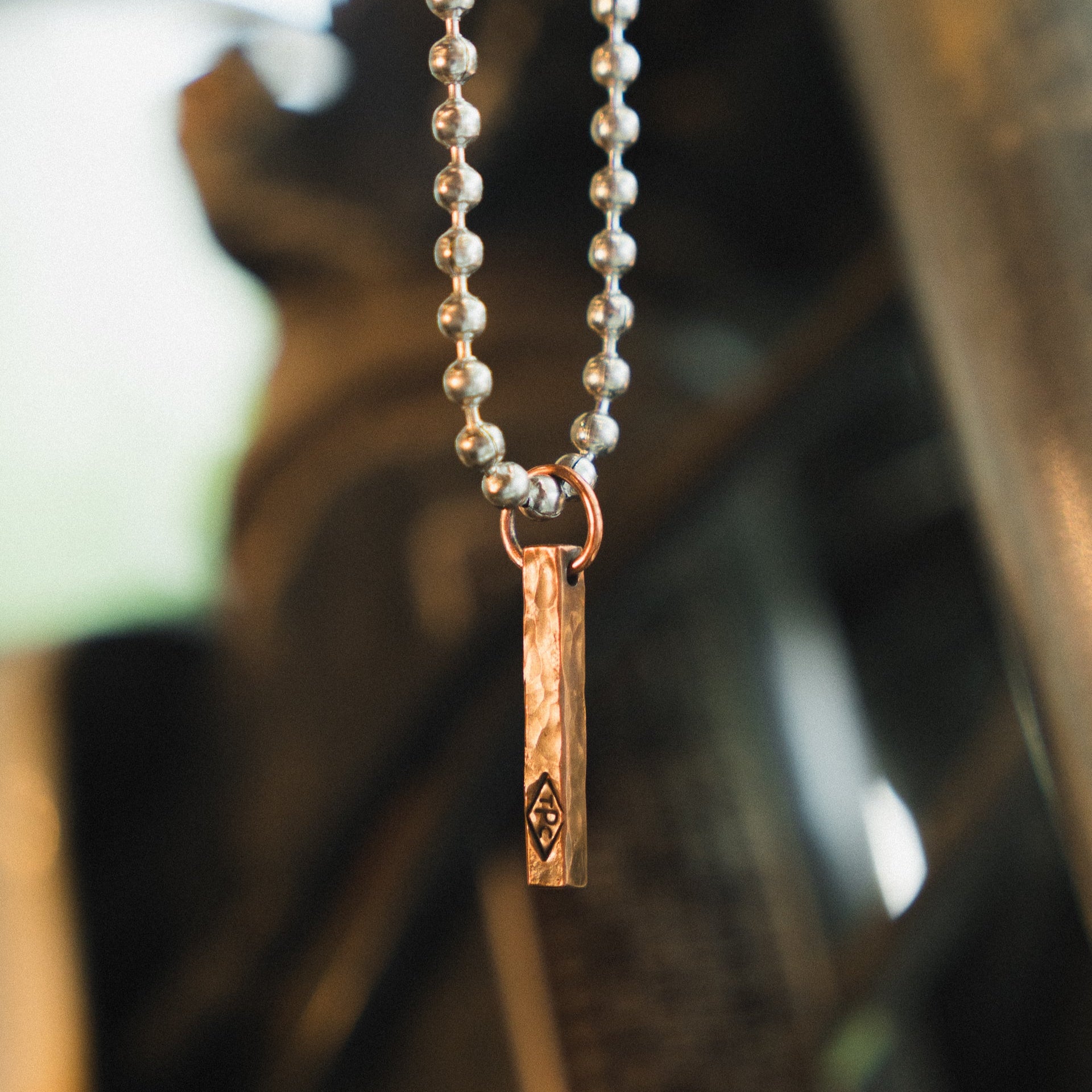 Populess x Mckenna Kay Copper Pendant Necklace - Elegant Bohemian Jewelry for Women, Perfect for Layering & Everyday Wear
