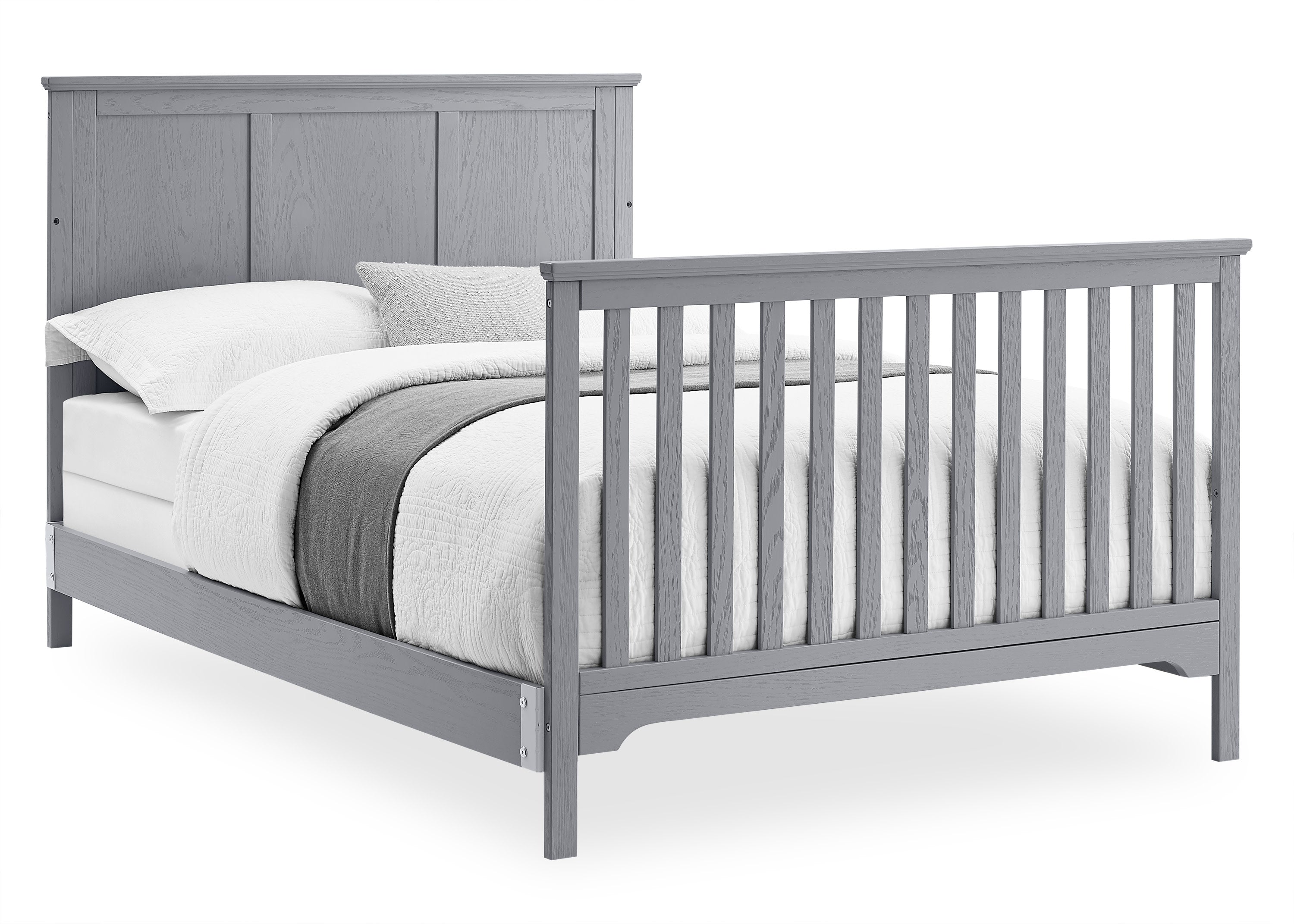 Sweet Beginnings Sage Flat Top 6-in-1 Convertible Baby Crib - Nursery Furniture for Newborn to Toddler | Perfect for Modern Nursery, Bedroom & Daycare