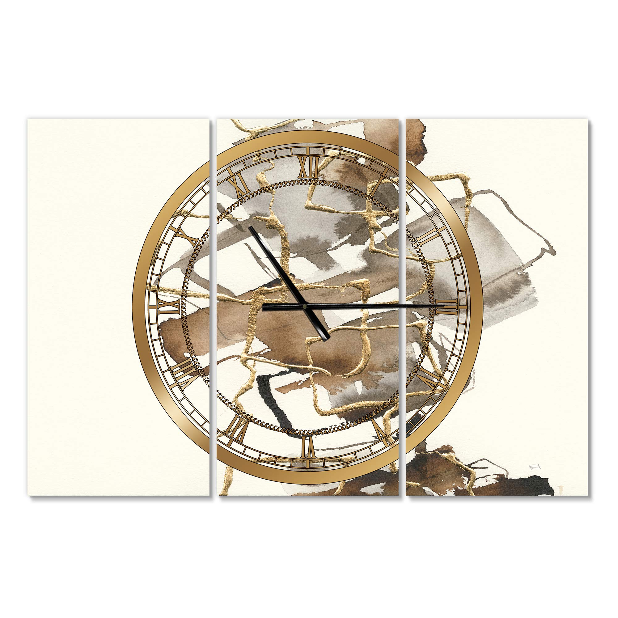 Designart Modern Bike Wall Clock - Contemporary Round Metal Wall Art for Home, Living Room, Bedroom & Office Decor | Perfect Cycling-Themed Gift for Bike Lovers & Interior Design