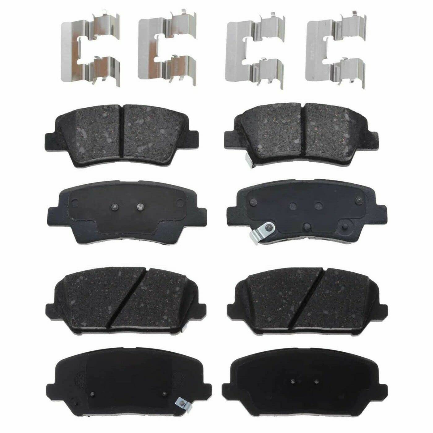 High-Quality Replacement Brake Pad Set 581012MA00 & 583022VA30 - Front & Rear Pair (Set of 2) - Perfect for Honda, Toyota, and Nissan Vehicles - Ideal for Daily Commuting and Safe Driving