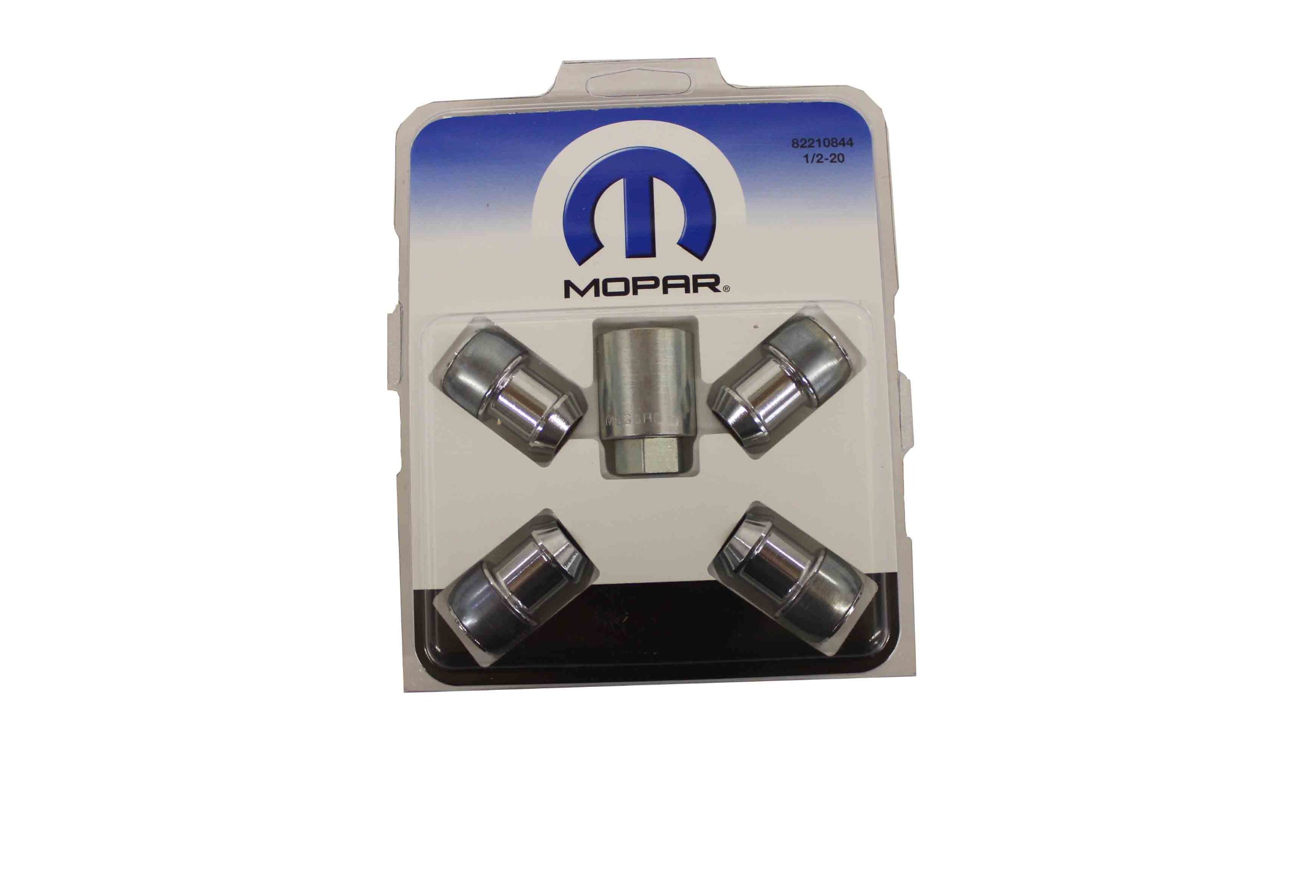 Genuine Jeep Wheel Lock Kit 82210844 - One-Piece Security Lug Nut Set for Wrangler & Grand Cherokee (Ideal for Off-Roading & Theft Protection)
