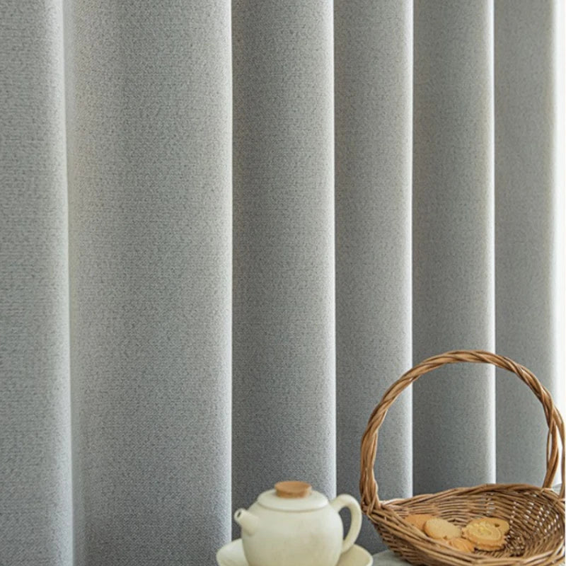 Teresa Fire Retardant Blackout Curtains - Herringbone Pattern Thermal Insulated Drapes for Bedroom & Living Room | Custom Size Window Treatment for Home Safety & Light Blocking