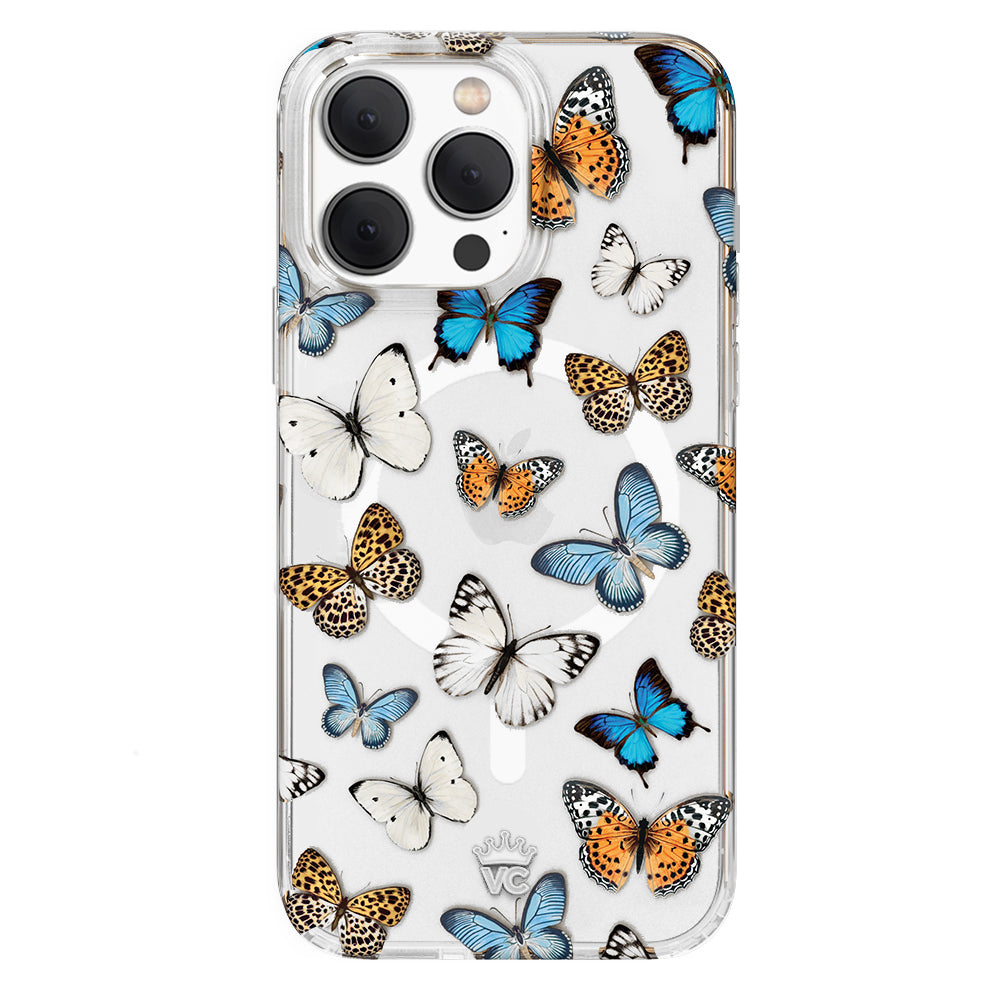 Butterfly Dreams iPhone Case - Elegant Floral Design Protective Cover for iPhone 13/14/15 - Perfect for Everyday Use, Travel & Gifting
