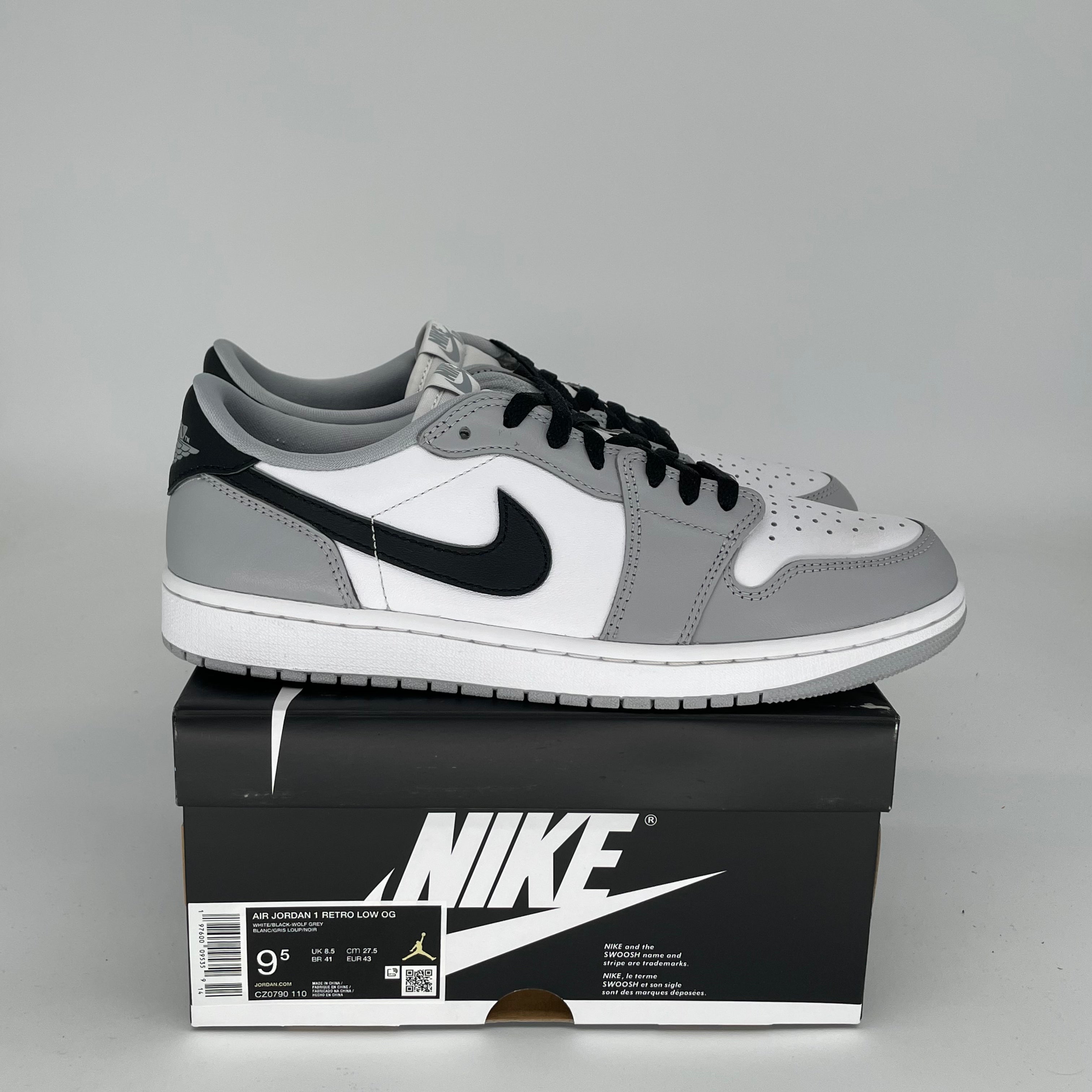 AIR JORDAN 1 LOW BARONS Men's Sneakers - Size 9.5 (CZ0790-110) - Retro Basketball Shoes for Casual Wear & Street Style