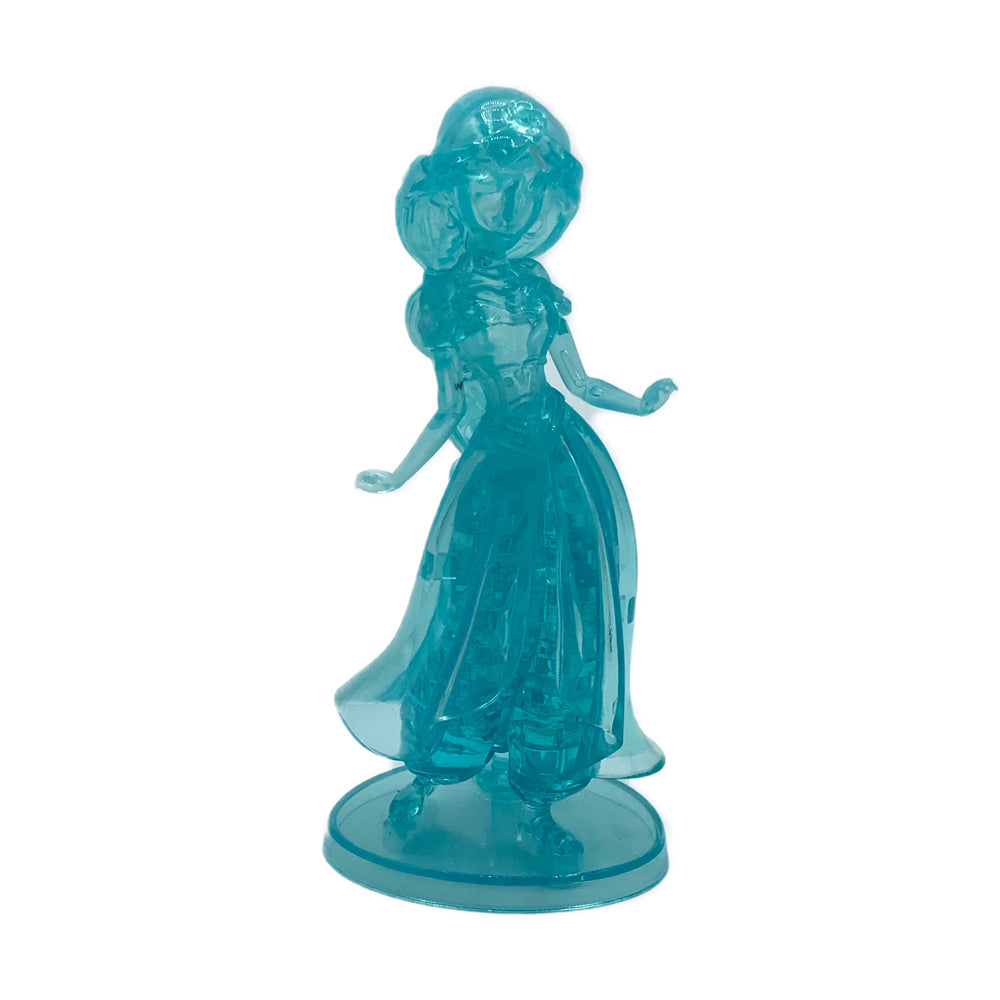 BePuzzled Disney Princess Jasmine 3D Crystal Puzzle - 33 Piece Brain Teaser for Adults & Kids - Perfect for Family Game Night & Disney Collectors