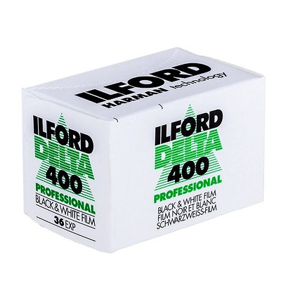 Ilford Delta Pro 400 Black & White 35mm Film (36 Exposures) - Professional B&W Photography for Street, Portrait & Landscape Shooting