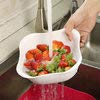 NOD Products Double Bowl & Colander Set - 2-Piece Stainless Steel Kitchen Sink Strainer with Drainer Bowl | Ideal for Washing Fruits, Vegetables, Pasta & Party Food Prep