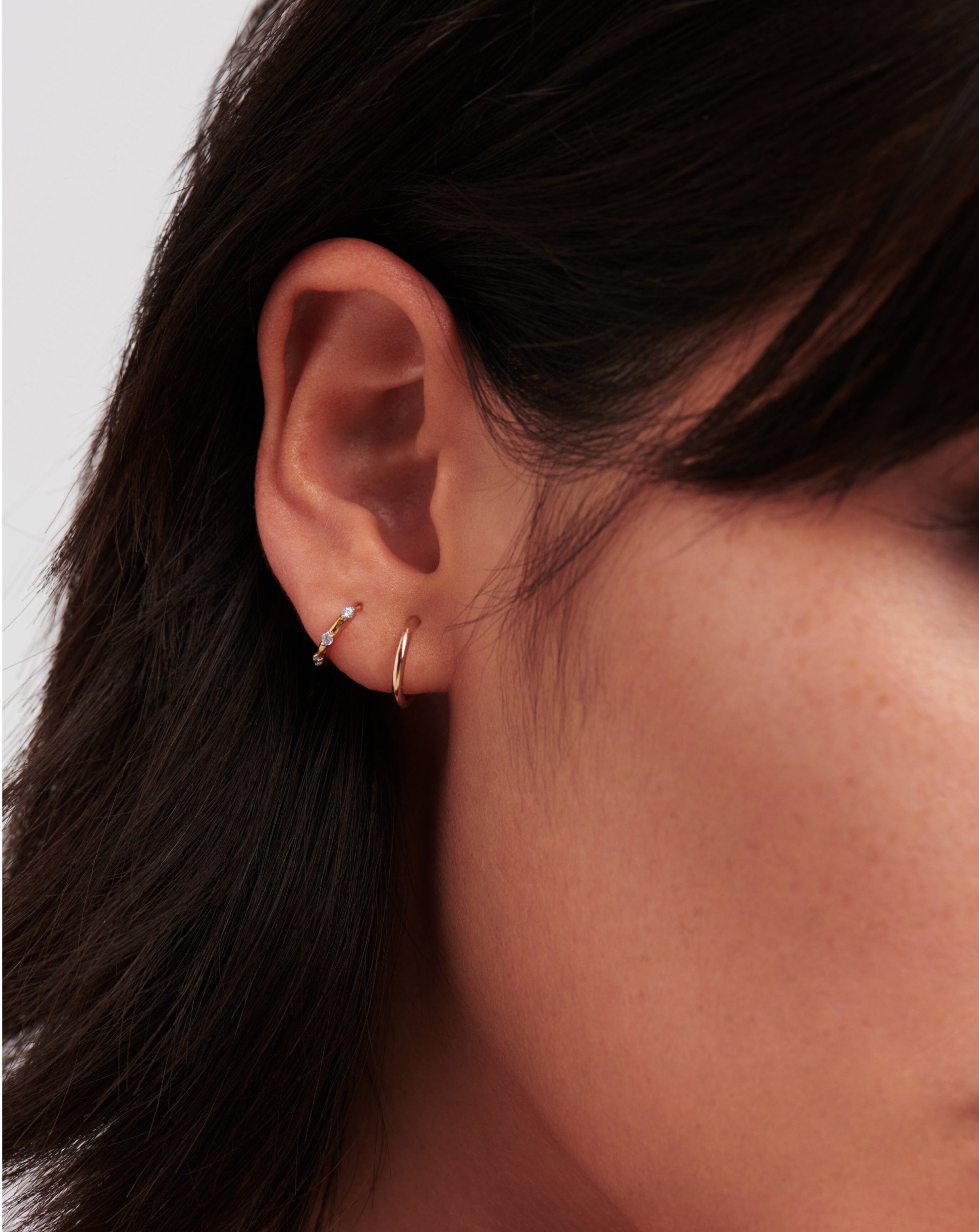 Stylish Gold Hoop Earrings for Women - 14K Gold Plated Dainty Hoops Set - Perfect for Everyday Wear, Parties & Gifts