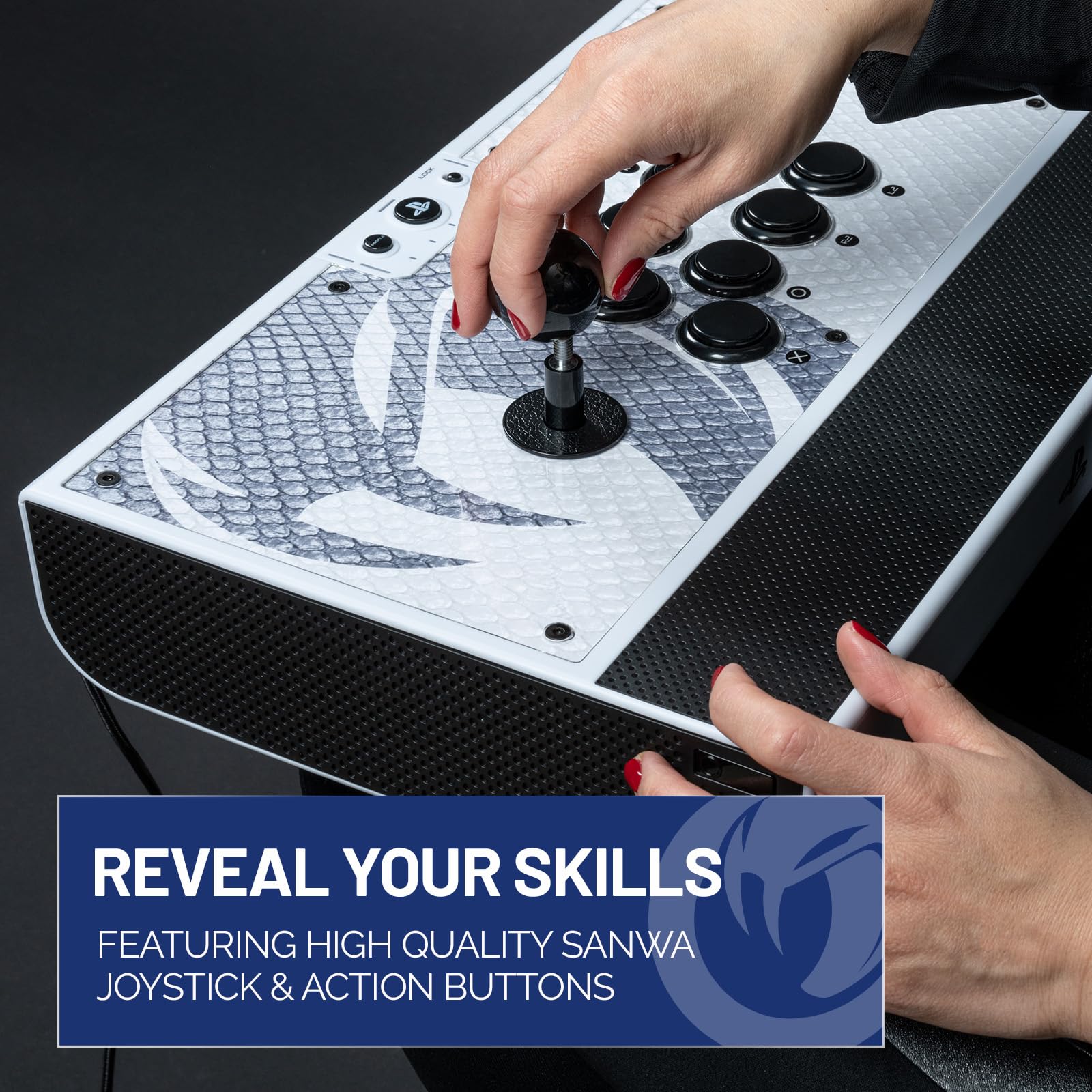NACON Daija Arcade Fight Stick - Officially Licensed for PS5, PS4 & PC (Windows 10/11) | Professional Fighting Game Controller for Street Fighter, Tekken & eSports Tournaments | Perfect for Competitive Gaming & Home Arcade Setup