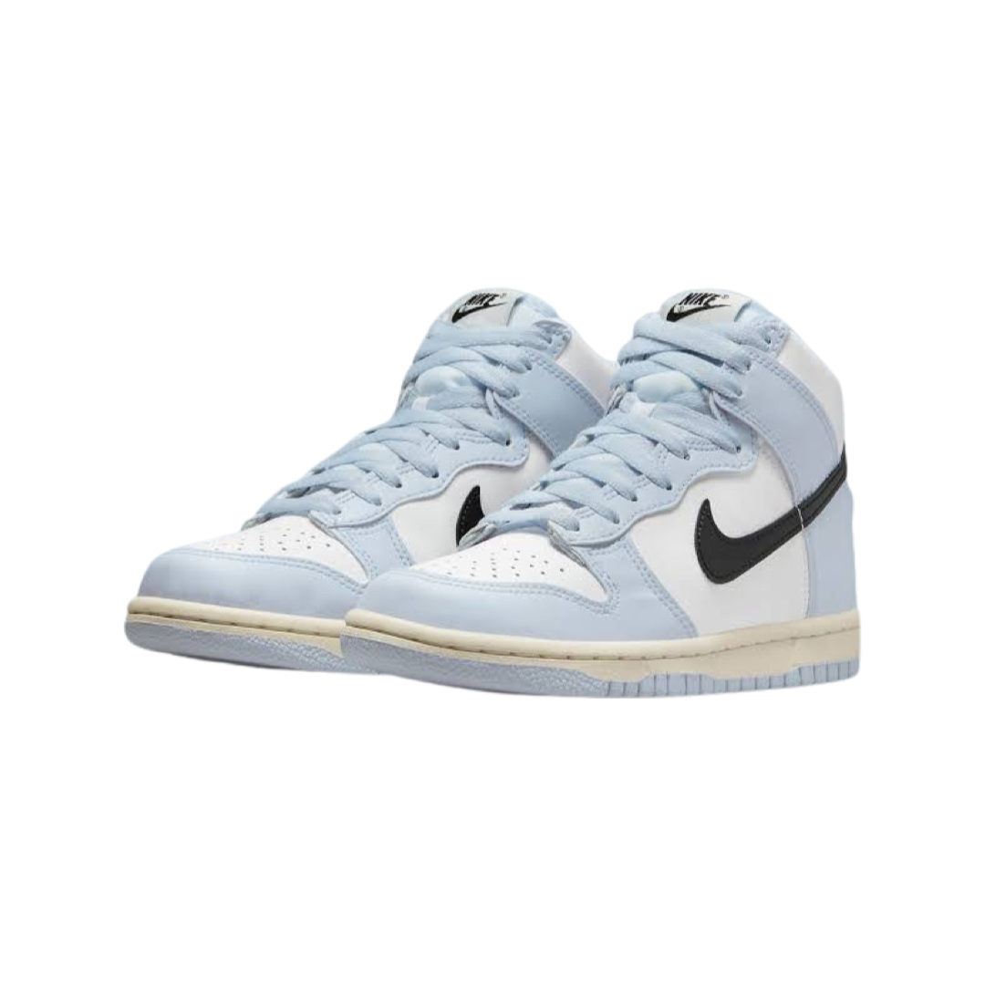 Nike Dunk High GS Aluminum White Black - Stylish Sneakers for Women & Girls - Perfect for Casual Wear, School & Street Fashion