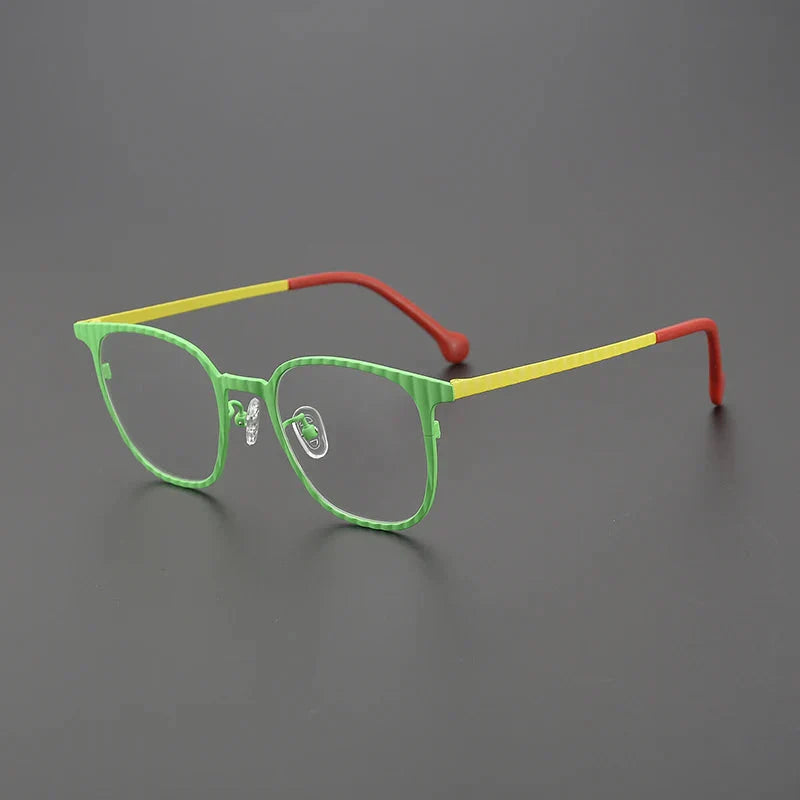 Harbin Square Titanium Glasses Frame - Lightweight & Durable Eyewear for Men & Women | Perfect for Reading, Driving & Fashion Accessories