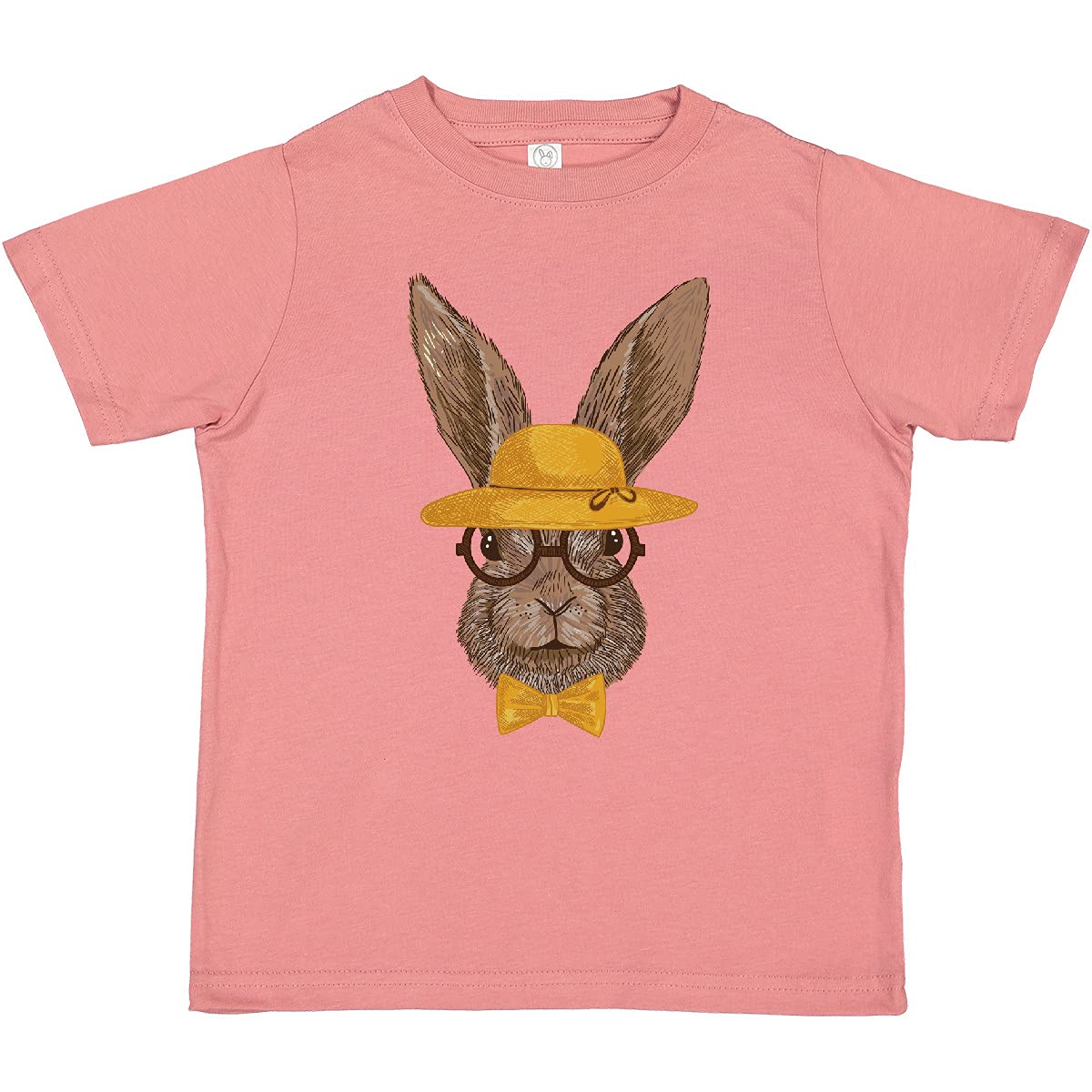 Inktastic Hipster Easter Bunny Toddler T-Shirt - Cute Easter Outfit for Boys & Girls - Perfect for Easter Egg Hunts & Spring Celebrations