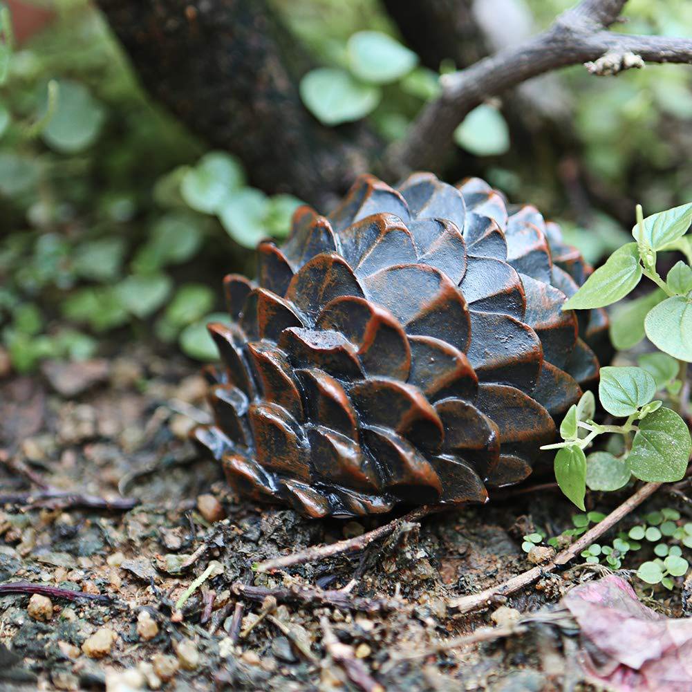 AIYMO Pinecone Hide Keys Box - Outdoor Garden Security Stash Storage Case for Spare Keys | Waterproof Hidden Key Holder for House, Shed, RV & Vacation Homes | Perfect for Key Storage in Backyard, Patio or Camping