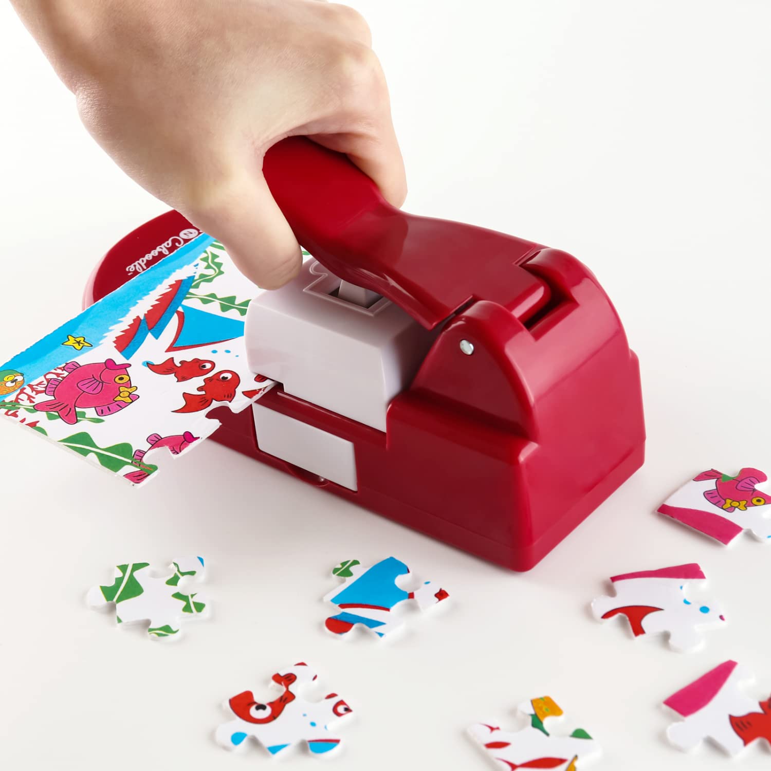 BAOFALI 21-Piece Puzzle Maker Machine Set with 20 Adhesive Foams - DIY Jigsaw Puzzle Cutter for Arts & Crafts, Scrapbooking & Home Projects | Perfect for Custom Puzzles, Gift Making & Creative Hobbies