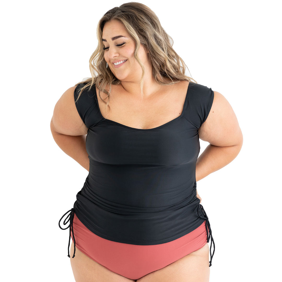 Bardot Women's Long Tankini Top - Stylish Swimwear for Pool, Beach & Vacation | High-Quality Bathing Suit for Summer & Swim Season