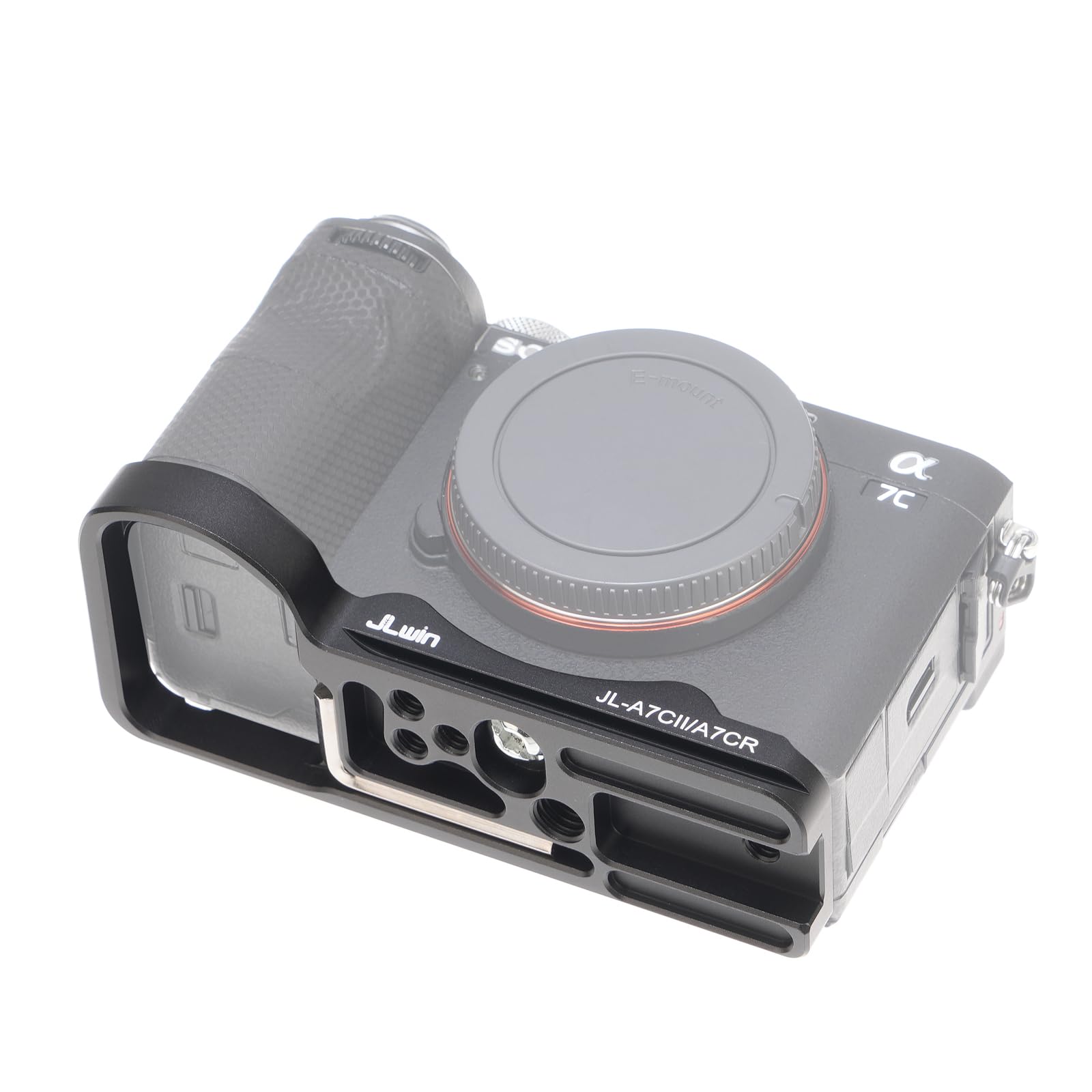 FocusFoto Quick Release Arca-Swiss QR Plate Mount for Sony Alpha A7CR & A7CII Mirrorless Cameras (ILCE-7CR/ILCE-7CM2) - Compatible with Tripod Ballheads - Perfect for Travel, Vlogging & Professional Photography