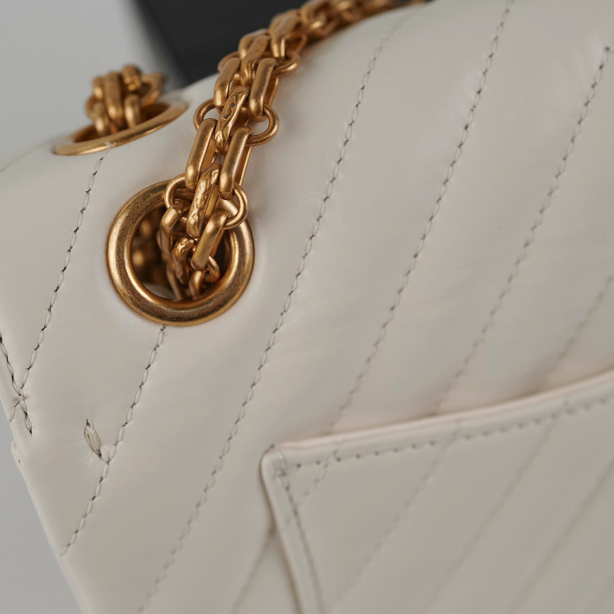 Chanel Chevron Reissue Mini Bag in White - Luxury Crossbody Bag for Women, Perfect for Parties, Dates & Everyday Use