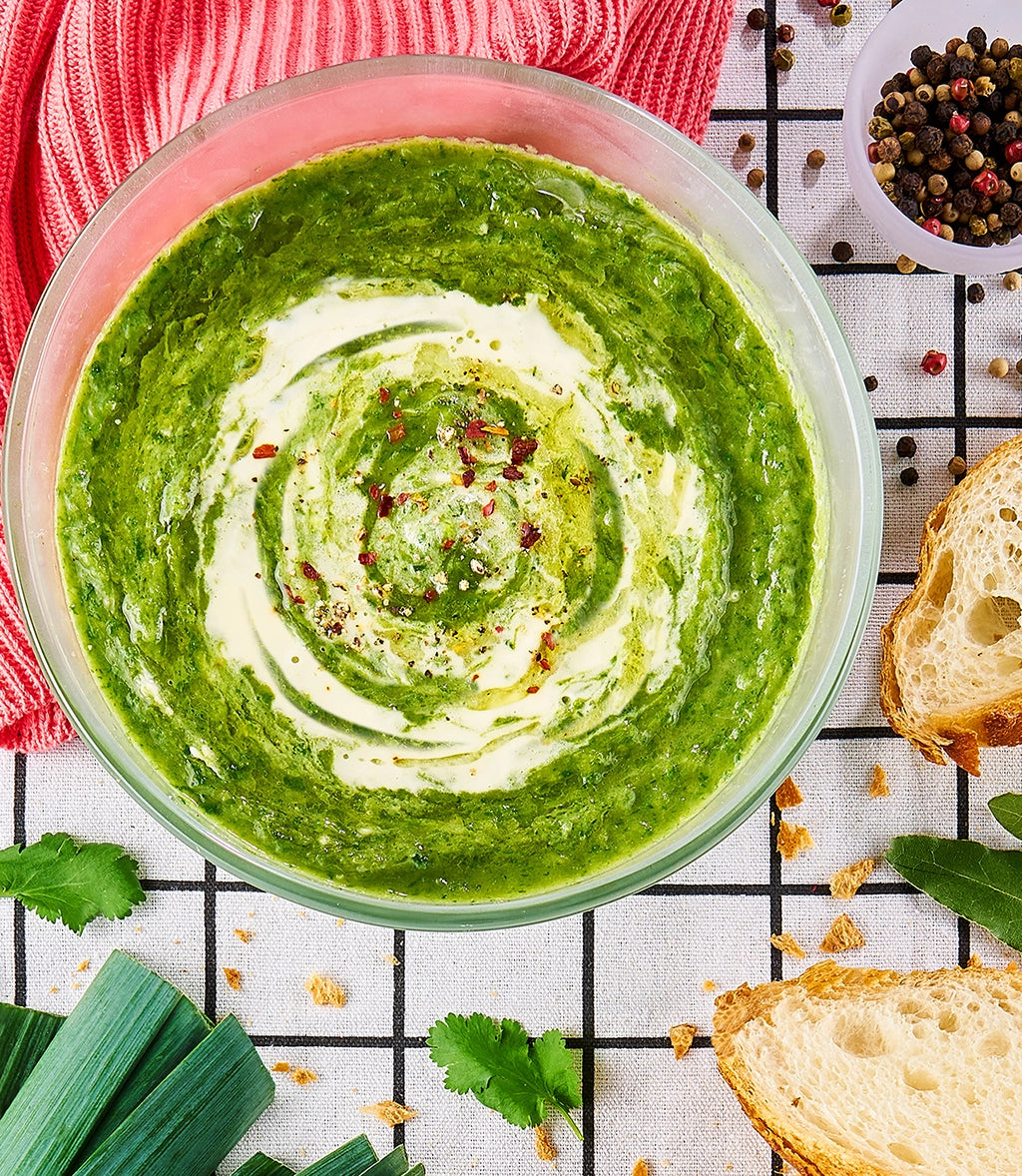 Fresh Leeks and Greens Soup - Healthy Homemade Recipe for Weight Loss & Detox | Perfect for Cold Weather Comfort & Family Dinners