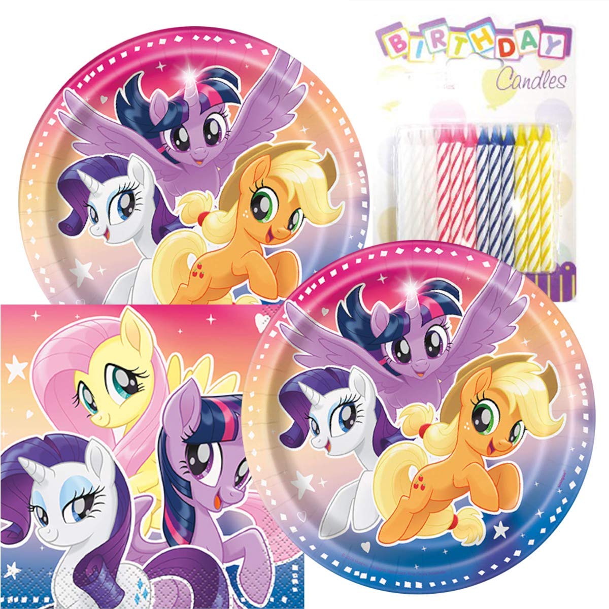 My Little Pony Happy Birthday Party Supplies Set - 16 Pack 7