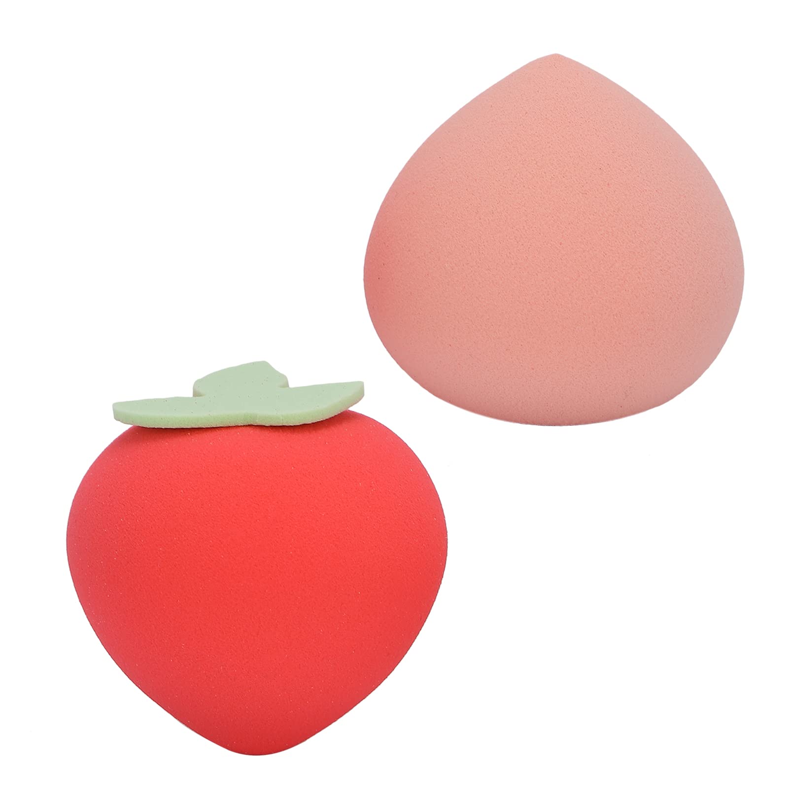 Fruit Shaped Makeup Sponges Set - Soft Cosmetic Blending Sponge for Foundation, Concealer & Powder - Perfect for Home Use, Travel & Gift Giving
